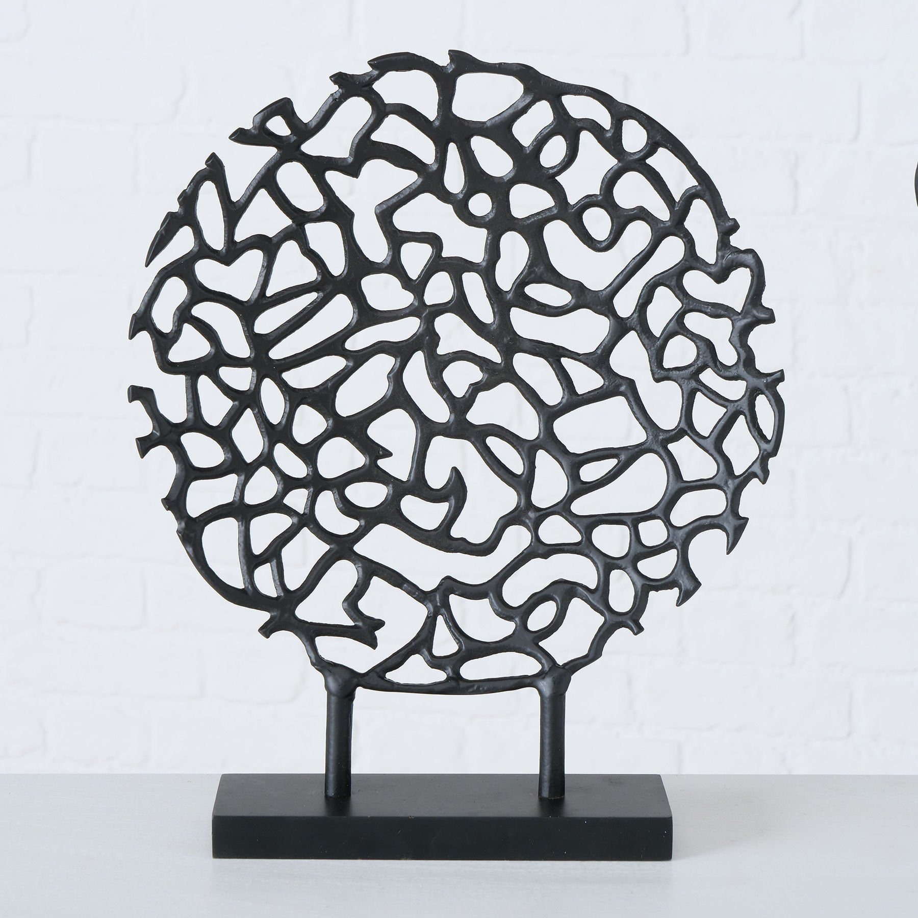 Form, Aluminium Unikat, Stiels Jedes Koralle (1 St), ähnelt Georg Dekoobjekt ein aus einer abstrakte Stück