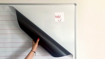 ALLboards Magnettafel Selbstklebende Folie, Magnetauflage, Trocken abwischbar 80×95 cm