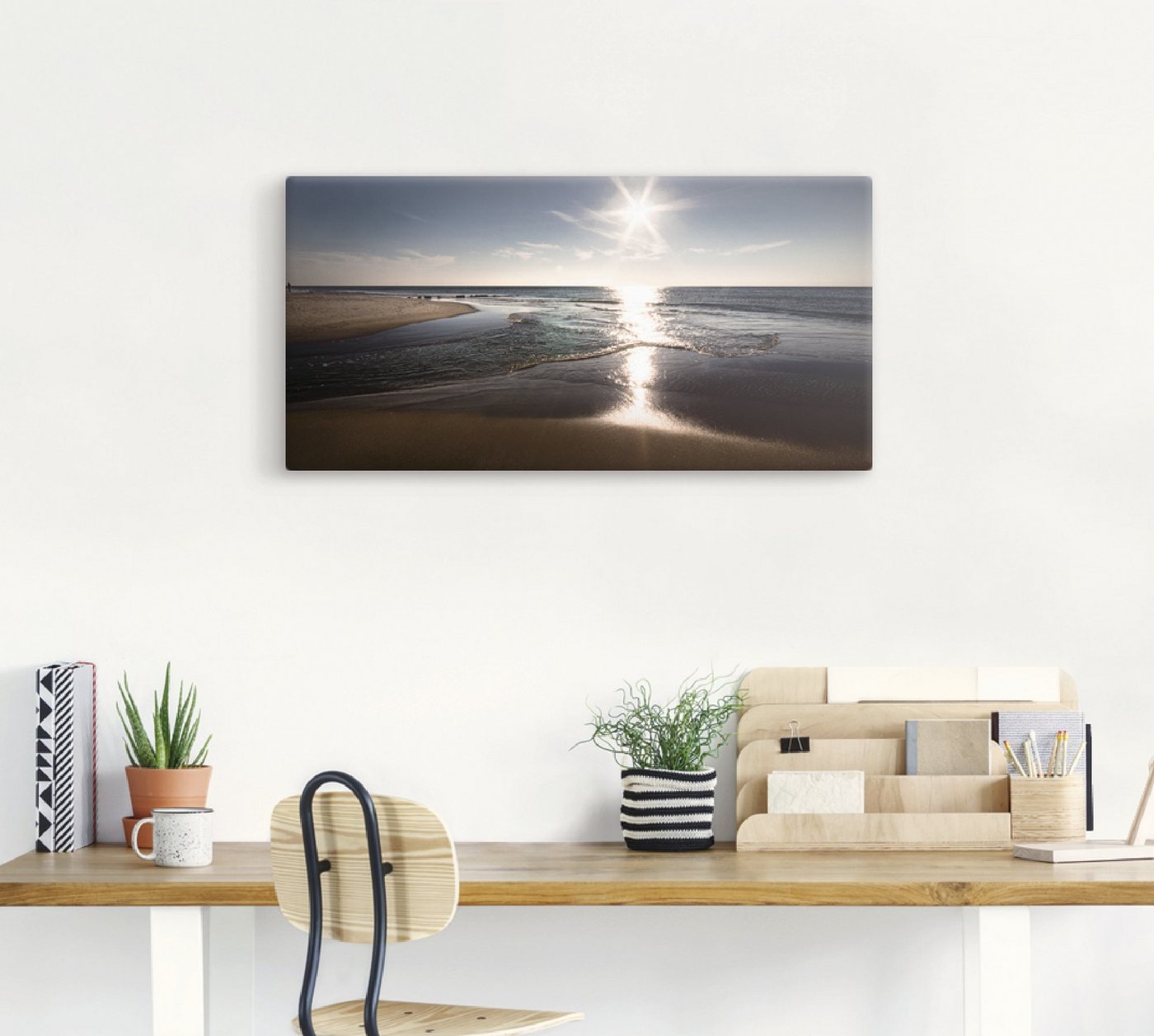 Artland Wandbild »Sylt IV«, Strand (1 Stück), in vielen Größen & Produktarten - Alubild / Outdoorbild für den Außenbereich, Leinwandbild, Poster, Wandaufkleber / Wandtattoo auch für Badezimmer geeignet-HomeTrends