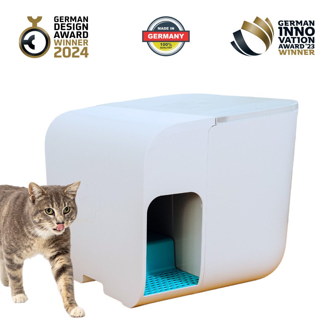Katzentoilette, innovative Katzentoilette "Cloou"