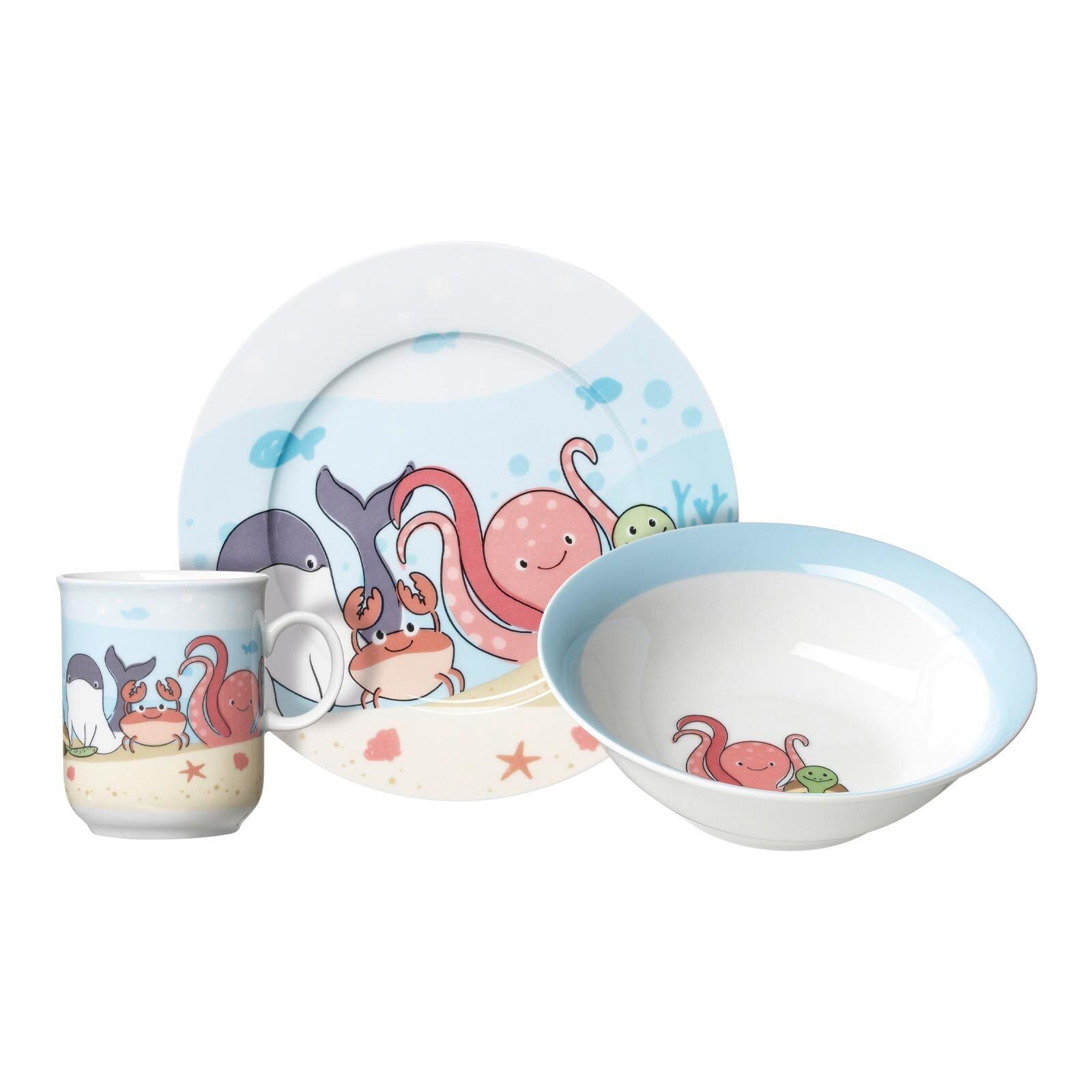 Kindergeschirr-Set Unterwasserwelt Kindergeschirr
