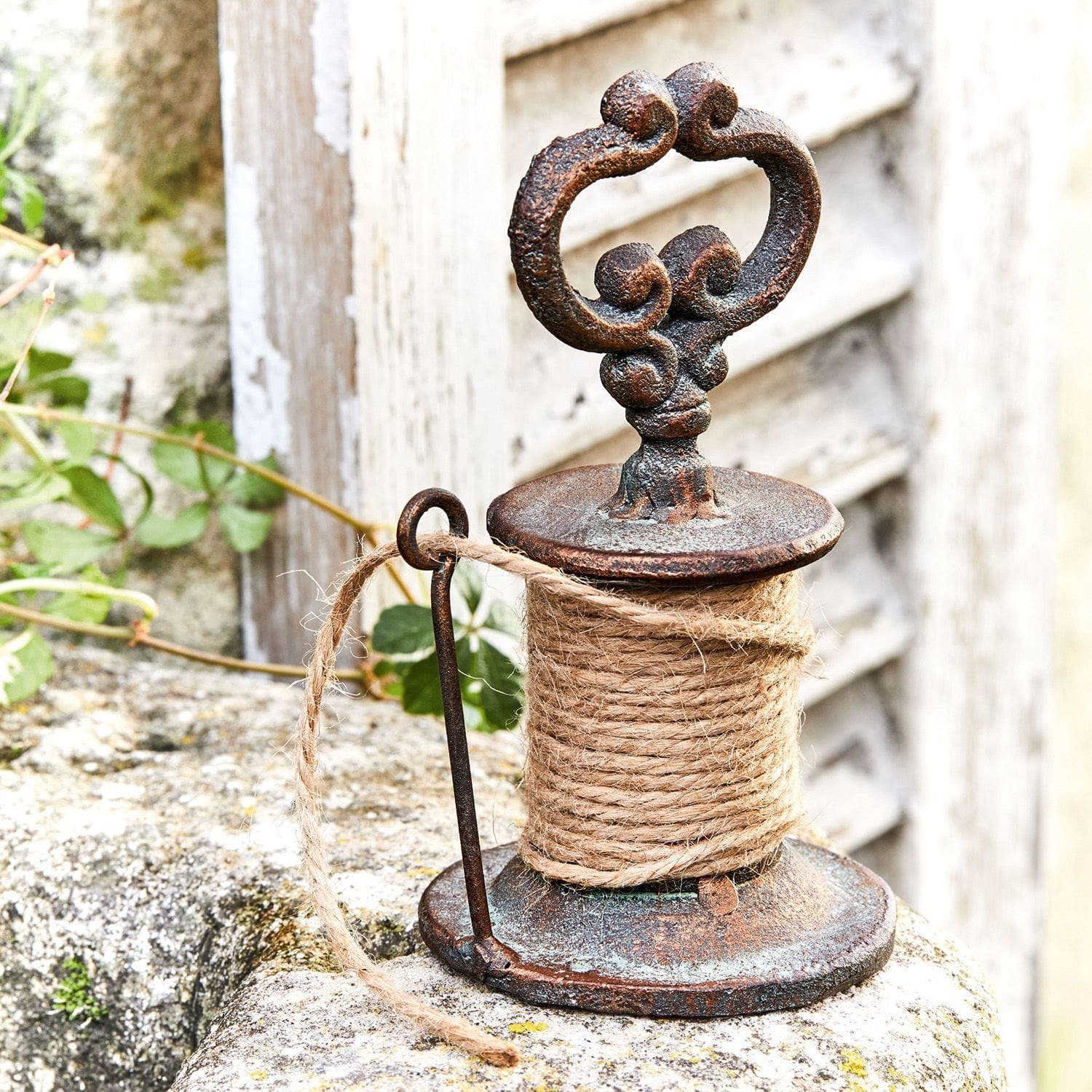 Mirabeau Gartenfigur Schnurhalter Senerie braun günstig online kaufen