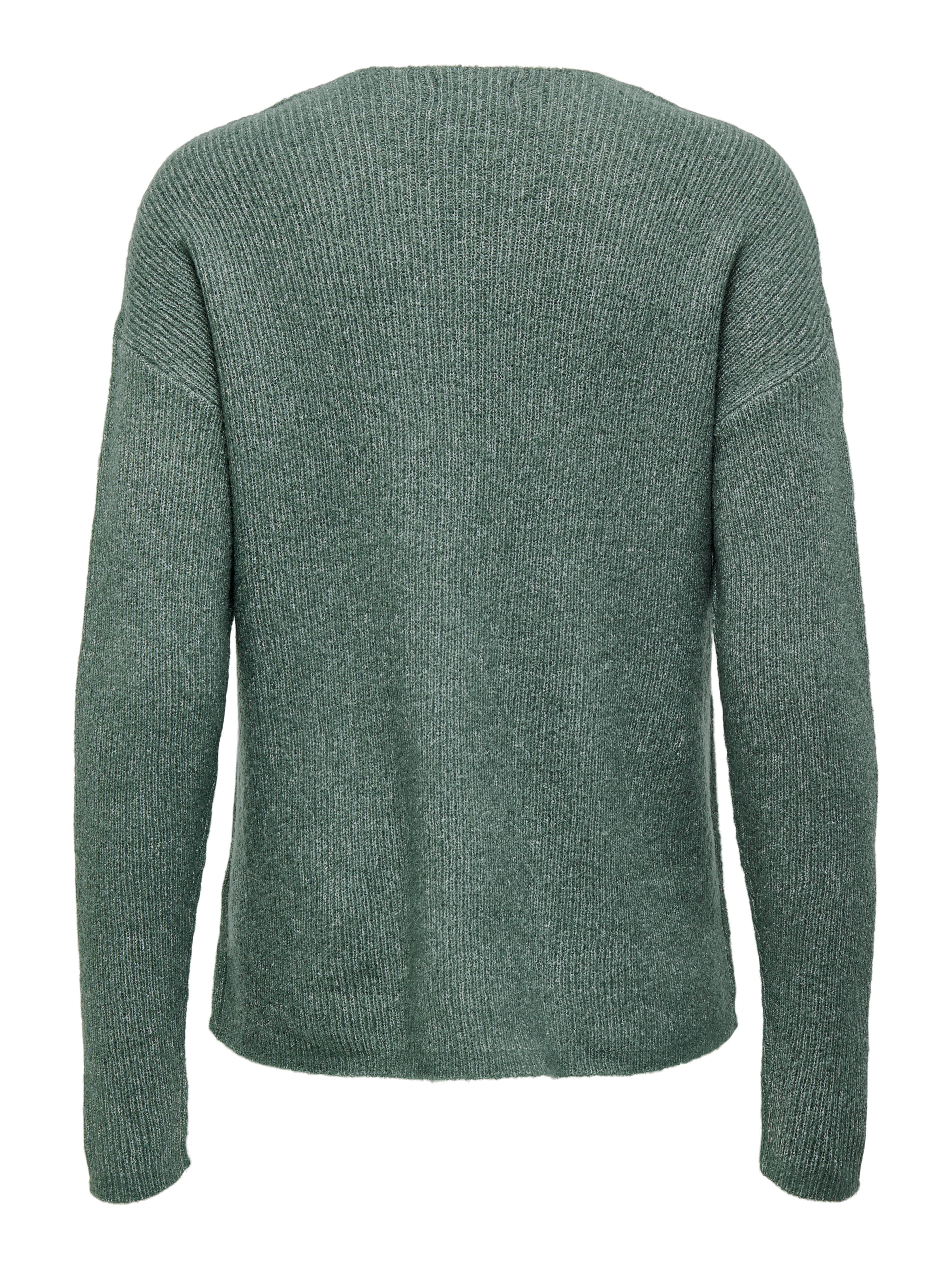 ONLY V-Ausschnitt-Pullover ONLCAMILLA V-NECK L/S PULLOVER KNT NOOS Materialmix, regular fit