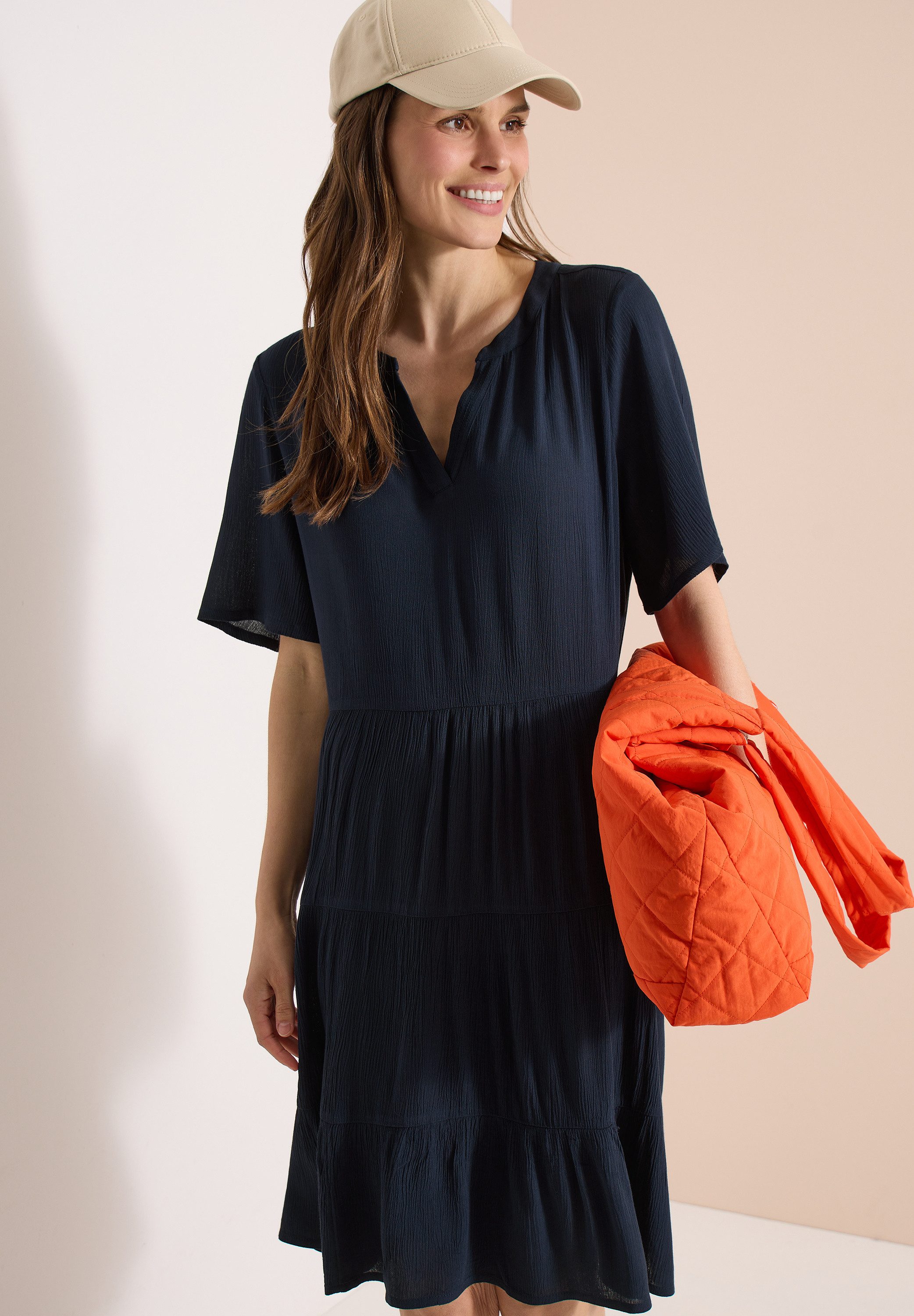 CECIL Sommerkleid mit grafischem Muster