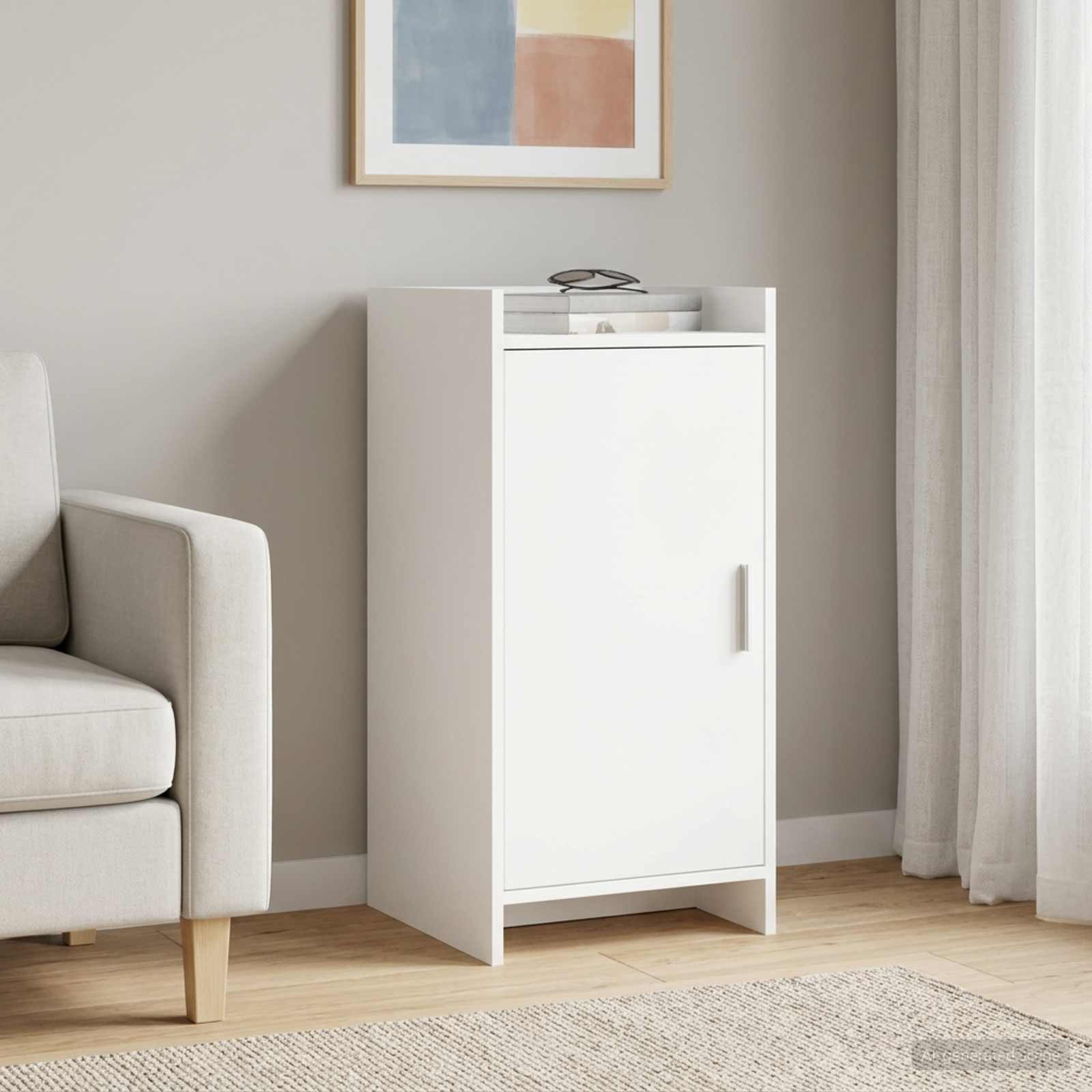 vidaXL Sideboard Sideboard Weiß 40 x 36 x 80 cm Holzwerkstoff (1 St)