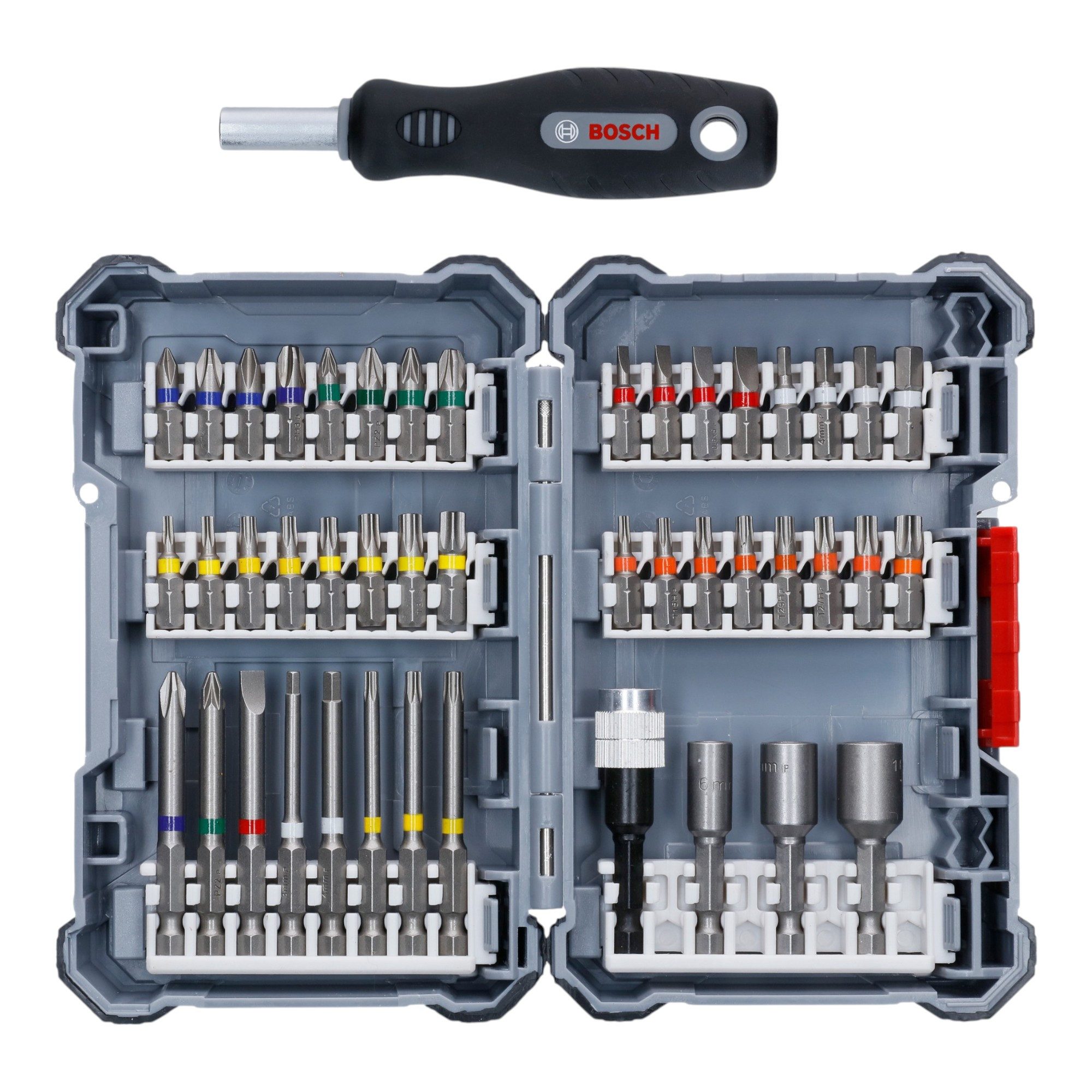 Bosch Professional Bit-Set Pick And Click Schrauberbit Set 45 teilig 25