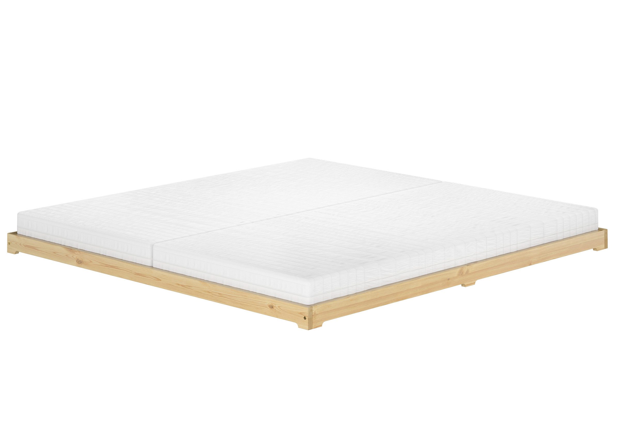 ERST-HOLZ Bett Futonbett Bodenbett Niedriges Ehebett günstig online kaufen
