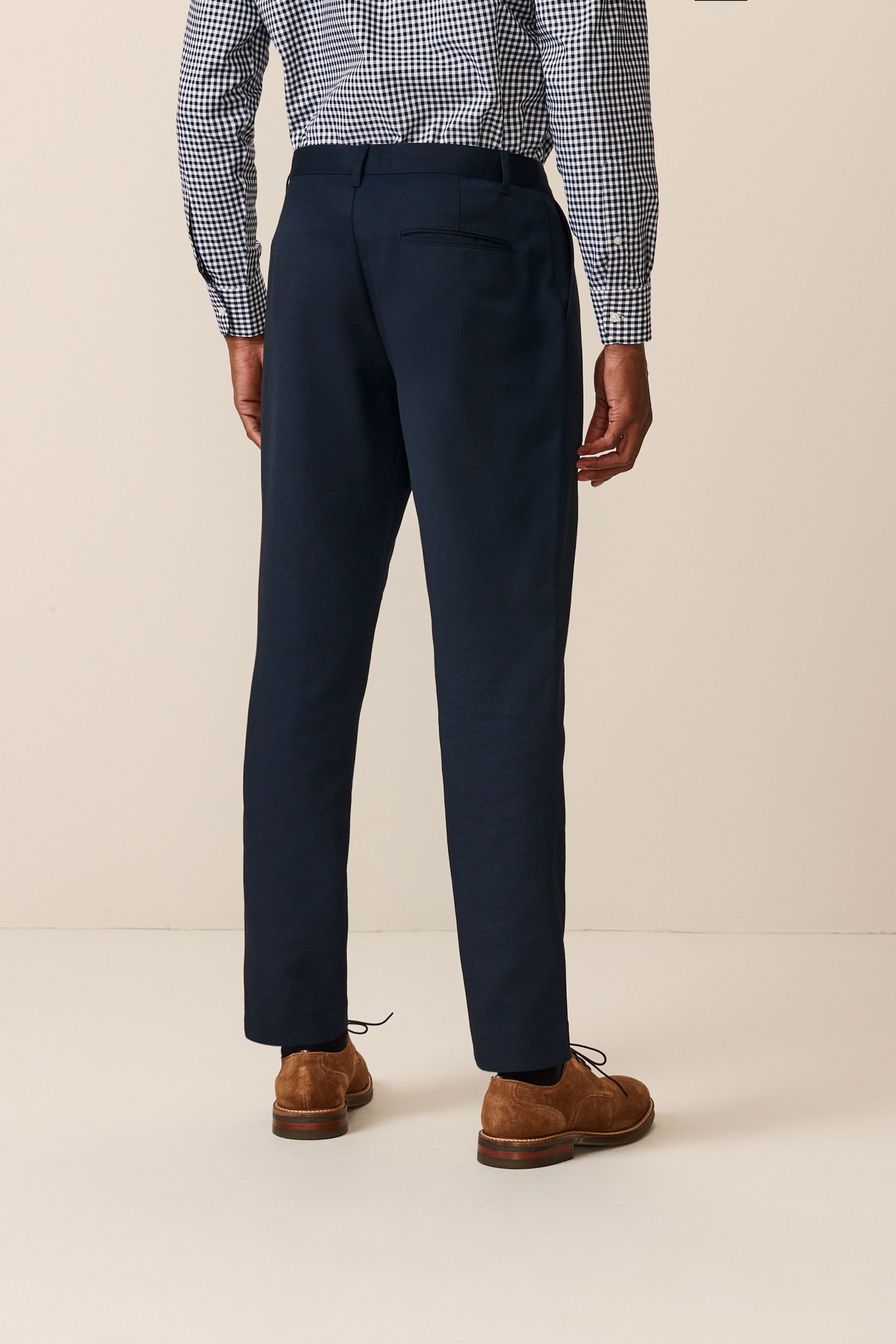 Next Stoffhose 2er-Pack Slim Fit Hosen ohne Bundfalten (2-tlg)