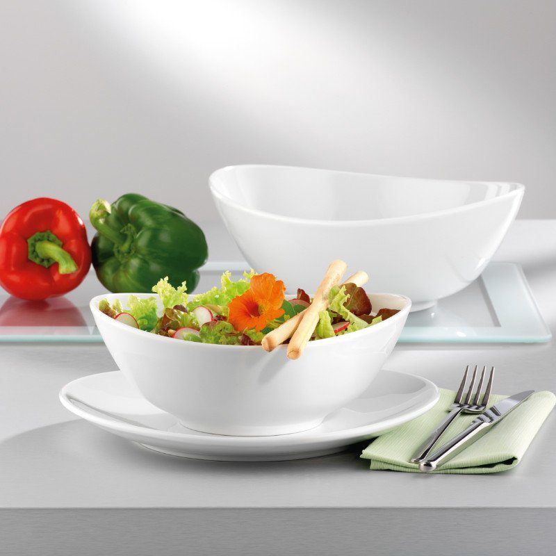 Seltmann Weiden Schüssel Modern Life Weiß, Porzellan, 25,5 cm