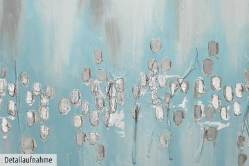 KUNSTLOFT Gemälde Kühle Entspannung 100x75 cm, Leinwandbild 100% HANDGEMALT Wandbild Wohnzimmer
