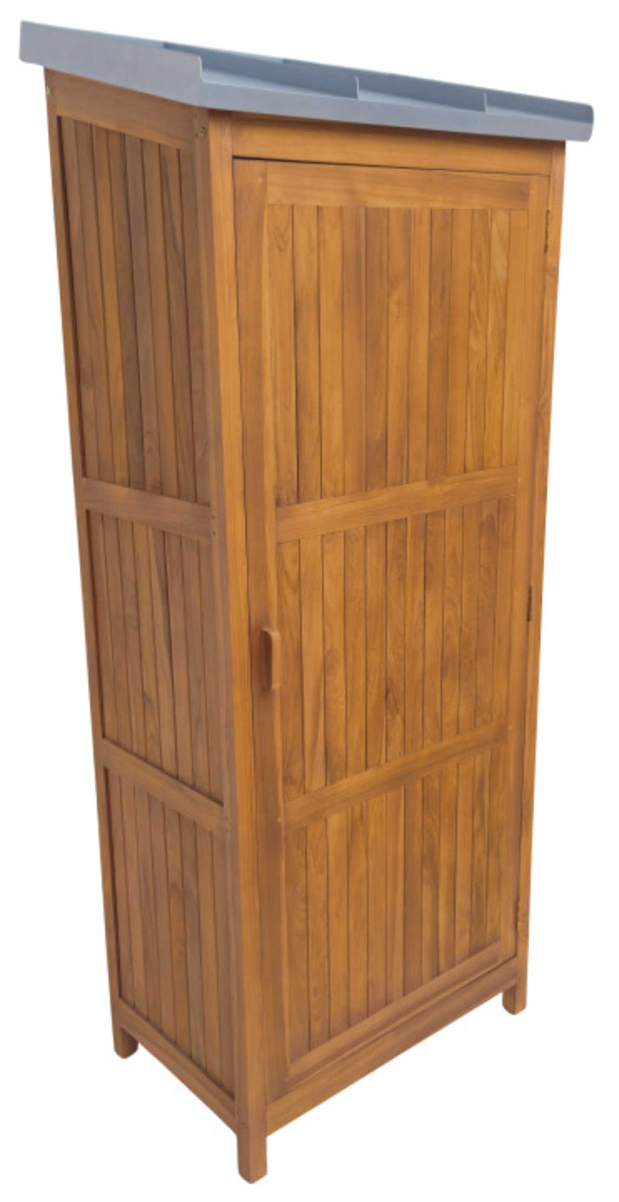 MR.DEKO Garten-Geräteschrank Swansea Teak 192 x günstig online kaufen