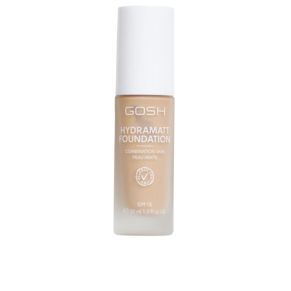 GOSH Make-up HYDRAMATT Make-up Unterlage SPF15 #008-mittel-neutral 30 ml
