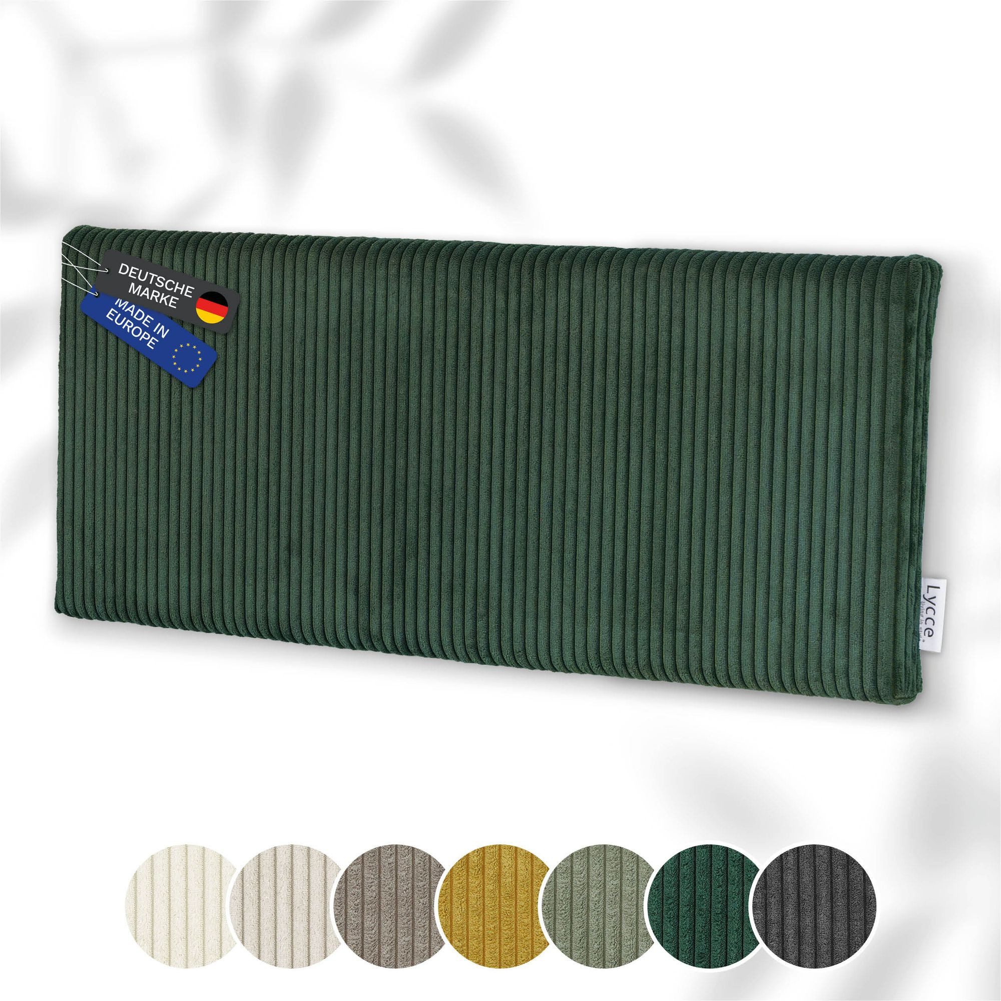 Lycce Kopfstütze Wandkissen Cord - Wandpolster Kopfteil Betten & Rückenkissen Sitzbank, (1 St)