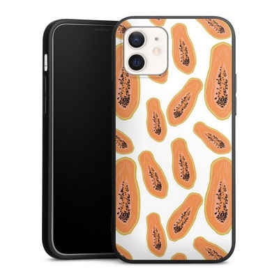 DeinDesign Handyhülle Papaya, Apple iPhone 12 Pro Silikon Hülle Premium Case Handy Schutzhülle