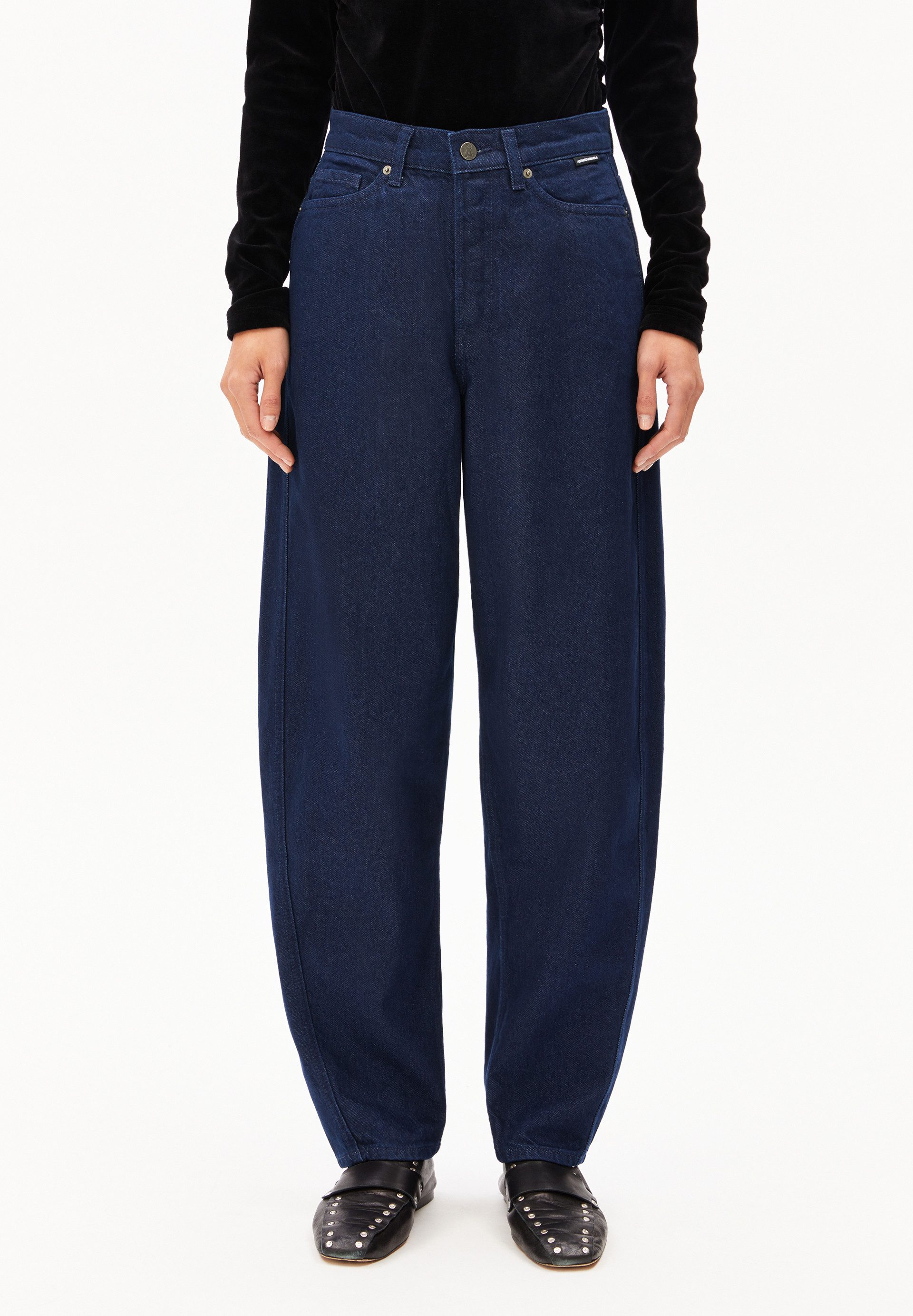 Armedangels Weite Jeans BAARELL Barrel Jeans recycelte Baumwolle Loose Fit günstig online kaufen