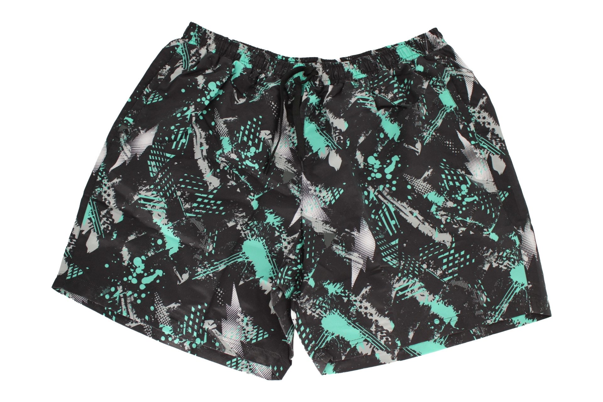 ABRAXAS Badehose Abraxas Herren Badeshorts Schwarz-Türkis ? Moderne Badehose mit Allove