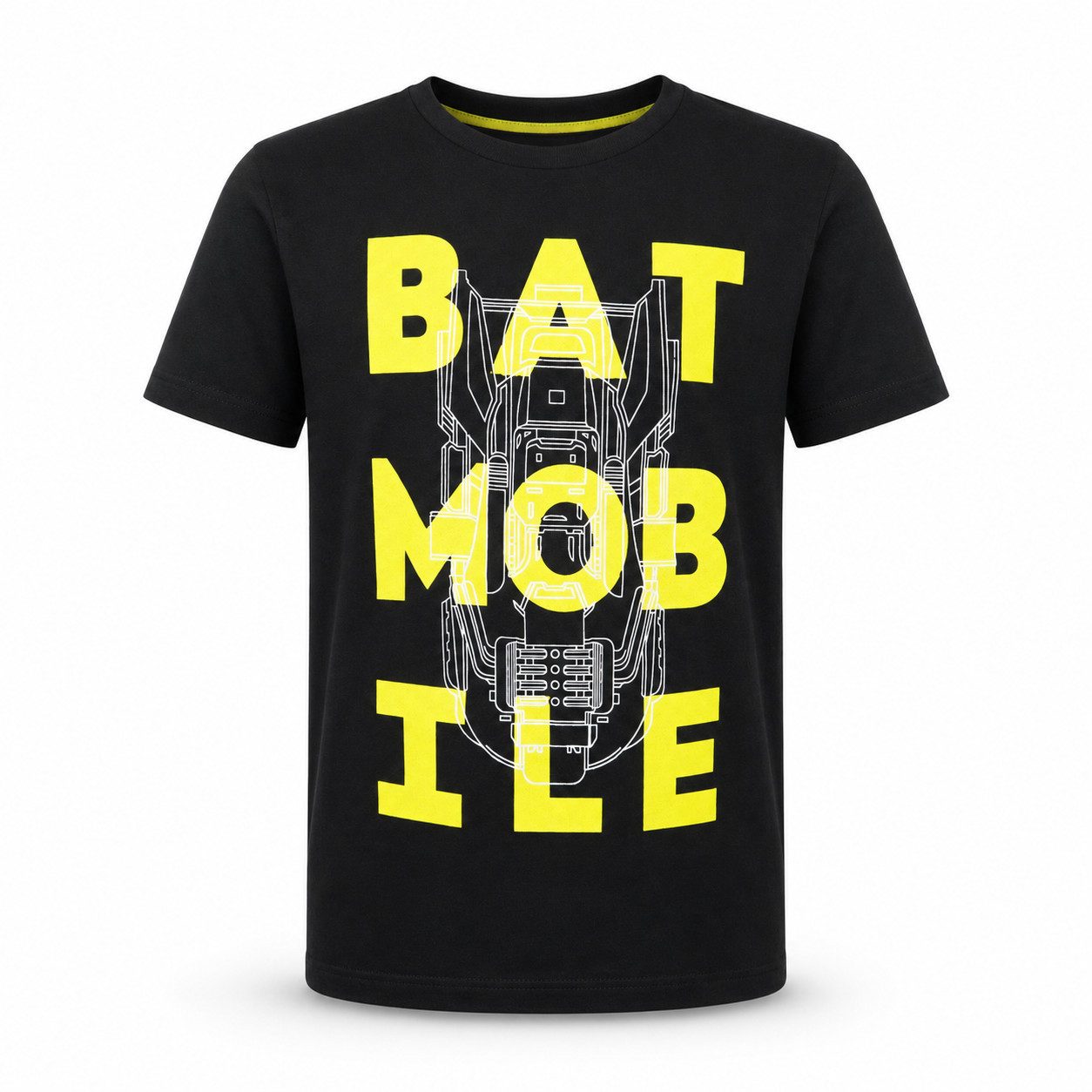 DC Comics Print-Shirt DC Batman Batmobile Kinder Jungen T-Shirt Gr. 104 bis 134 - 100% Baumwolle
