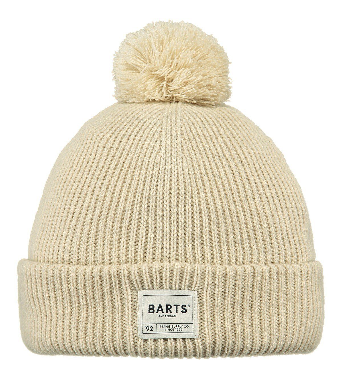 Barts Beanie Herren Mütze - Arkade Beanie, Bommel, One Size Creme