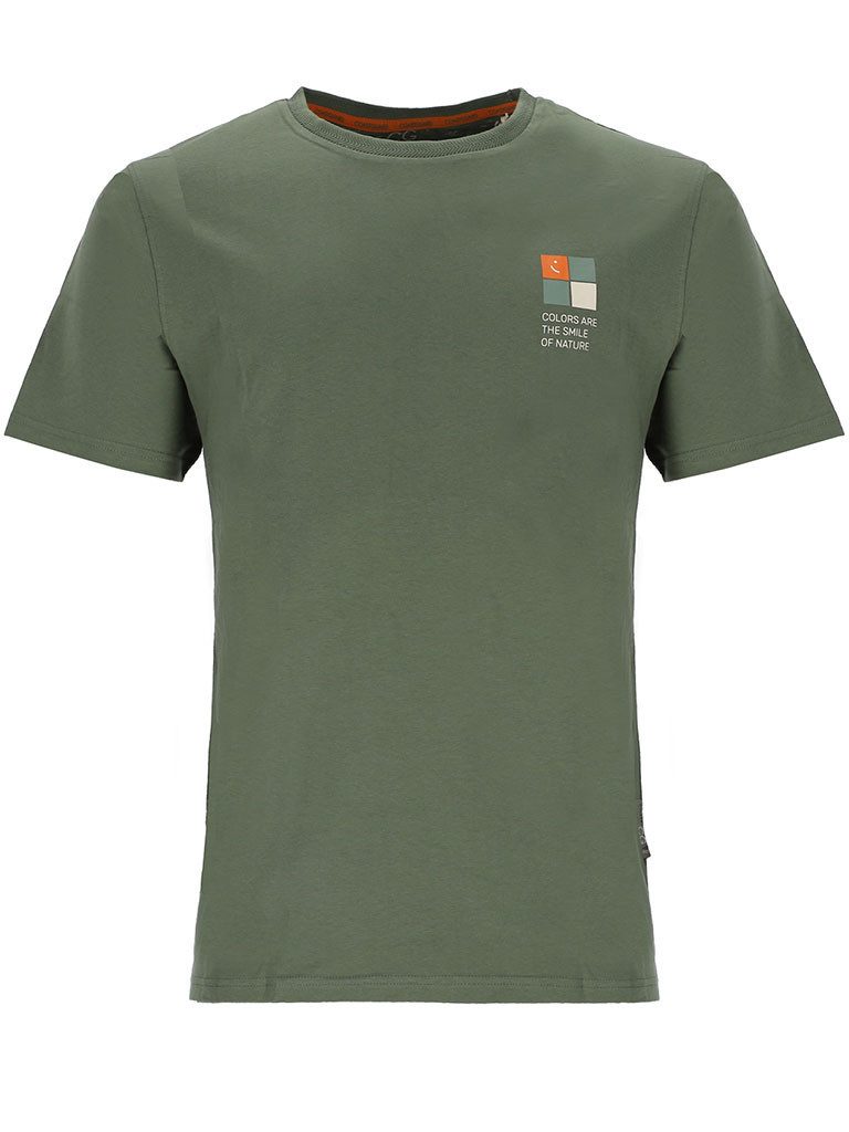 Coastguard T-Shirt 11342 Herren T-Shirt mit kleinem Print - Kurzarm-Shirt Rundhalsausschnitt