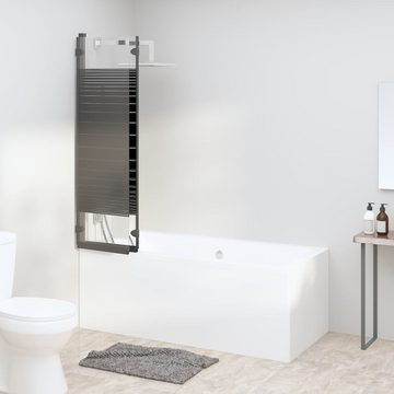 DOTMALL Badewannenaufsatz 3-teilig Badewannenfaltwand, Faltwand Duschkabine,ESG,130x130 cm