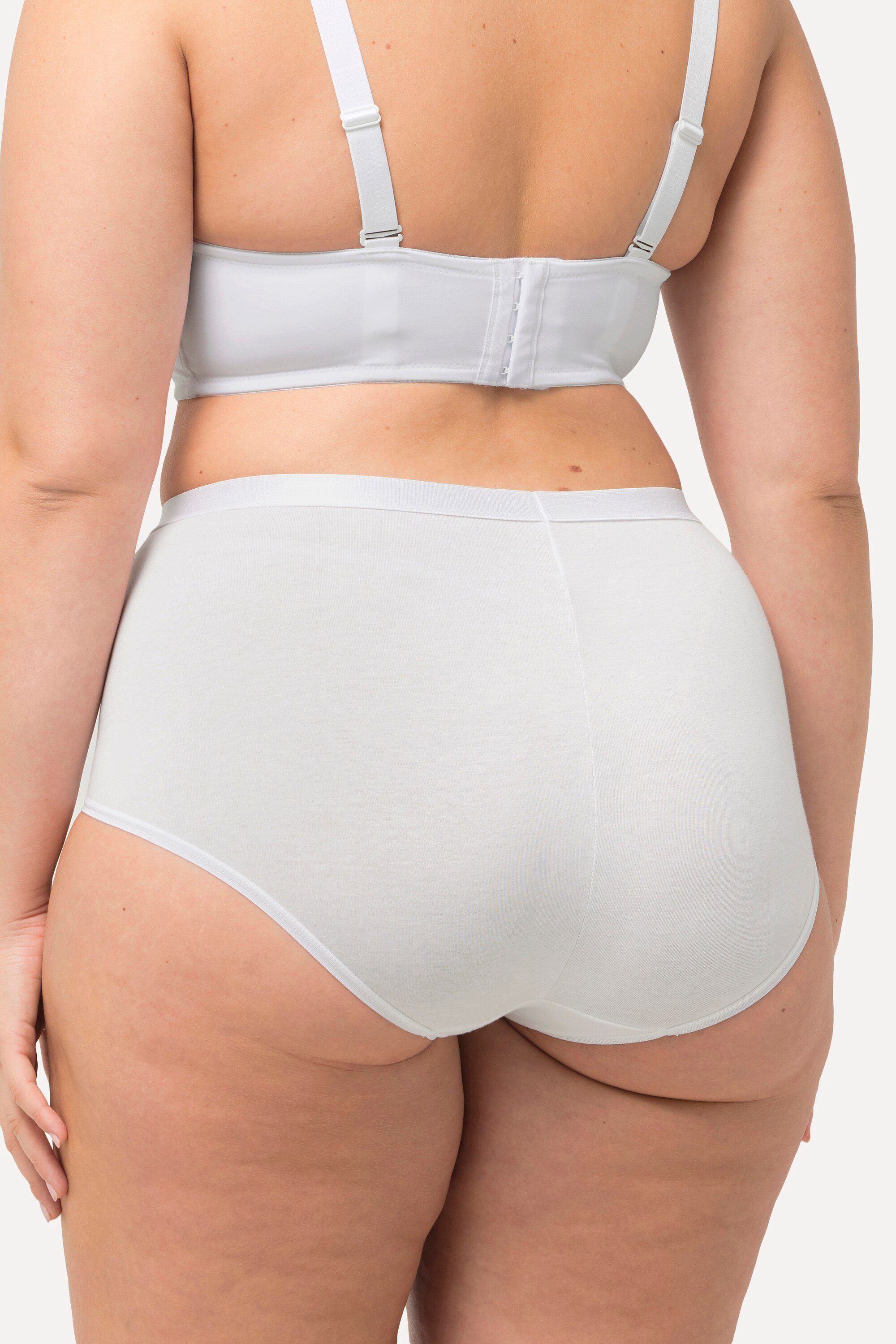 Ulla Popken Miederhose Bodyforming-Taillenslip Satinblenden Shapewear