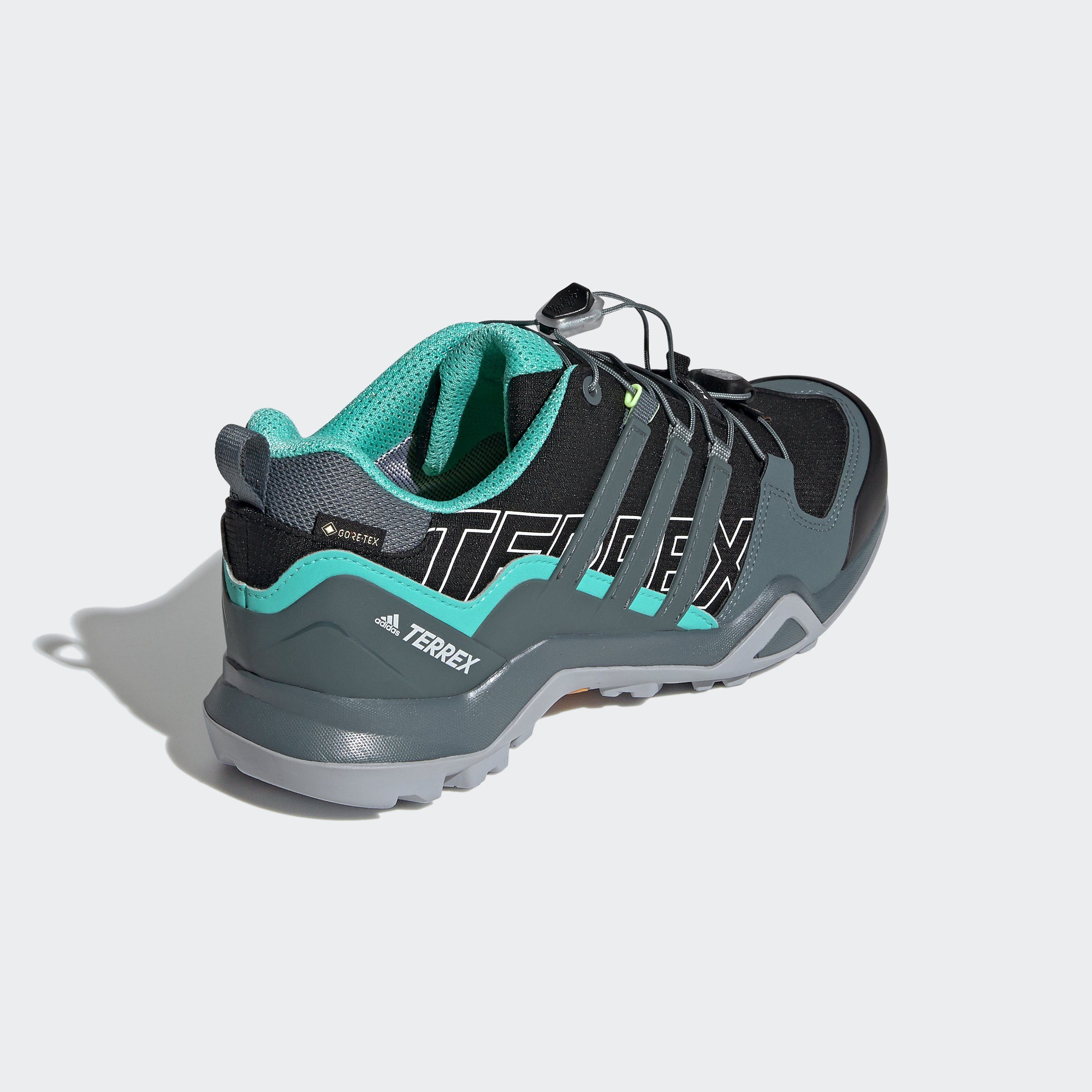 TERREX SWIFT wasserdicht GORE-TEX R2 Wanderschuh Core-Black-Blue-Oxide-Acid-Mint adidas