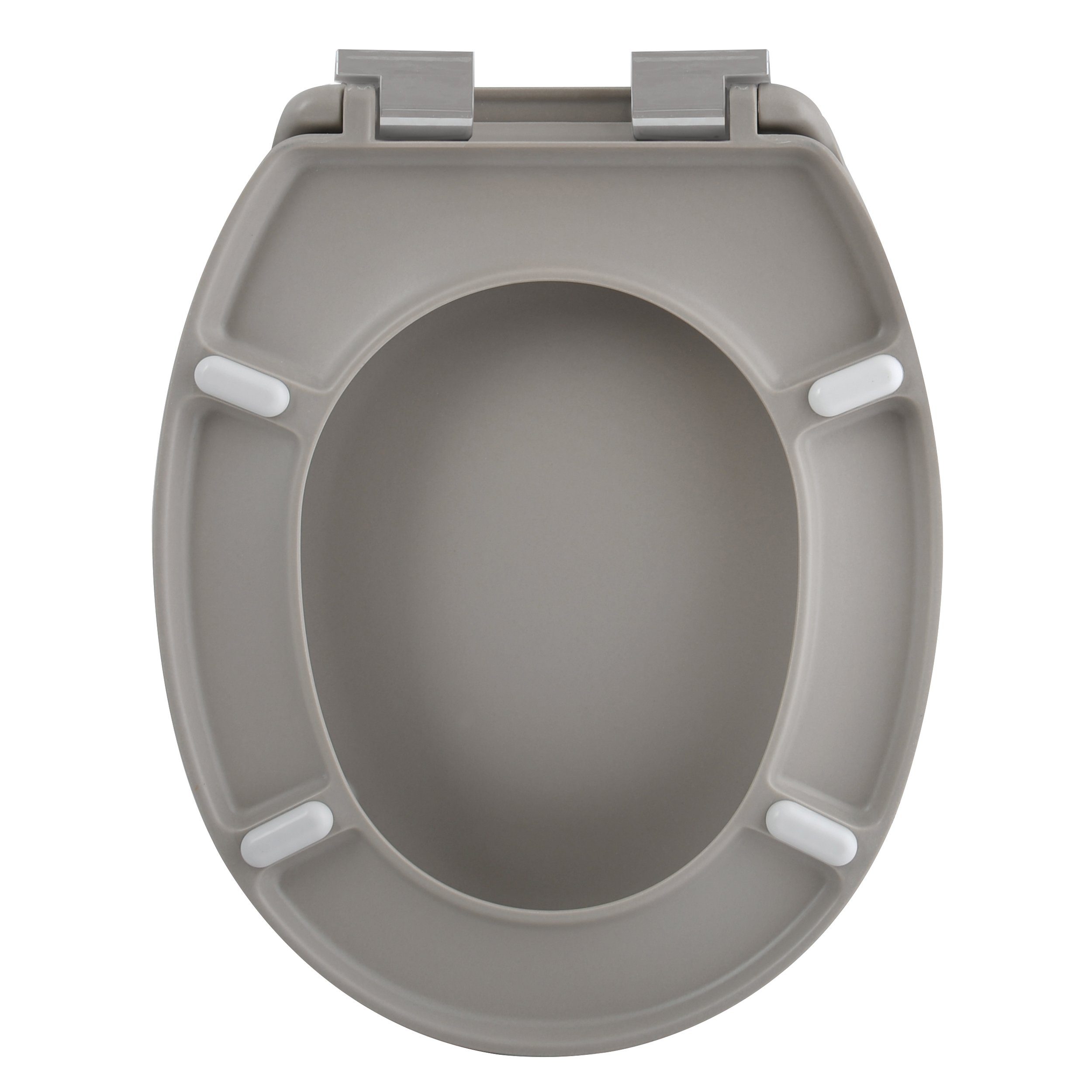 hohe Optik, WC-Sitz bruchsicher, Toilettendeckel NEELA, in Soft Premium matt leichtem Duroplast Absenkautomatik, oval, Close Trendfarben spirella langlebig, Stabilität, Kunststoff, neue taupe angesagter aus