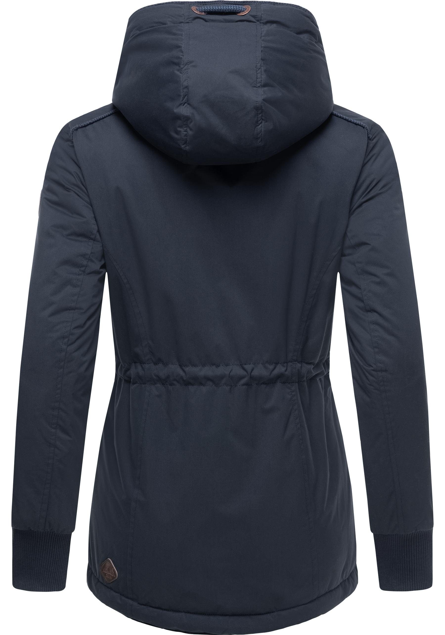 Ragwear Winterjacke YM-Danka stylische Winter Outdoorjacke mit Kapuze