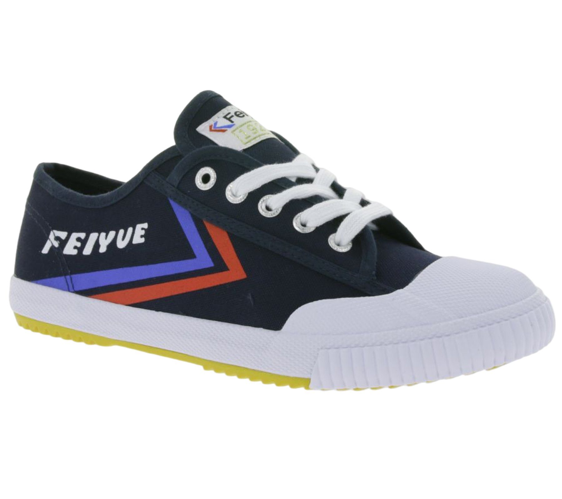 Plimsoll-Design für Navy-Blau Feiyue Fe Lo Sneaker in Sneaker 1920 Kampfkunst Sportschuhe Fitness-Schuhe Canvas Feiyue