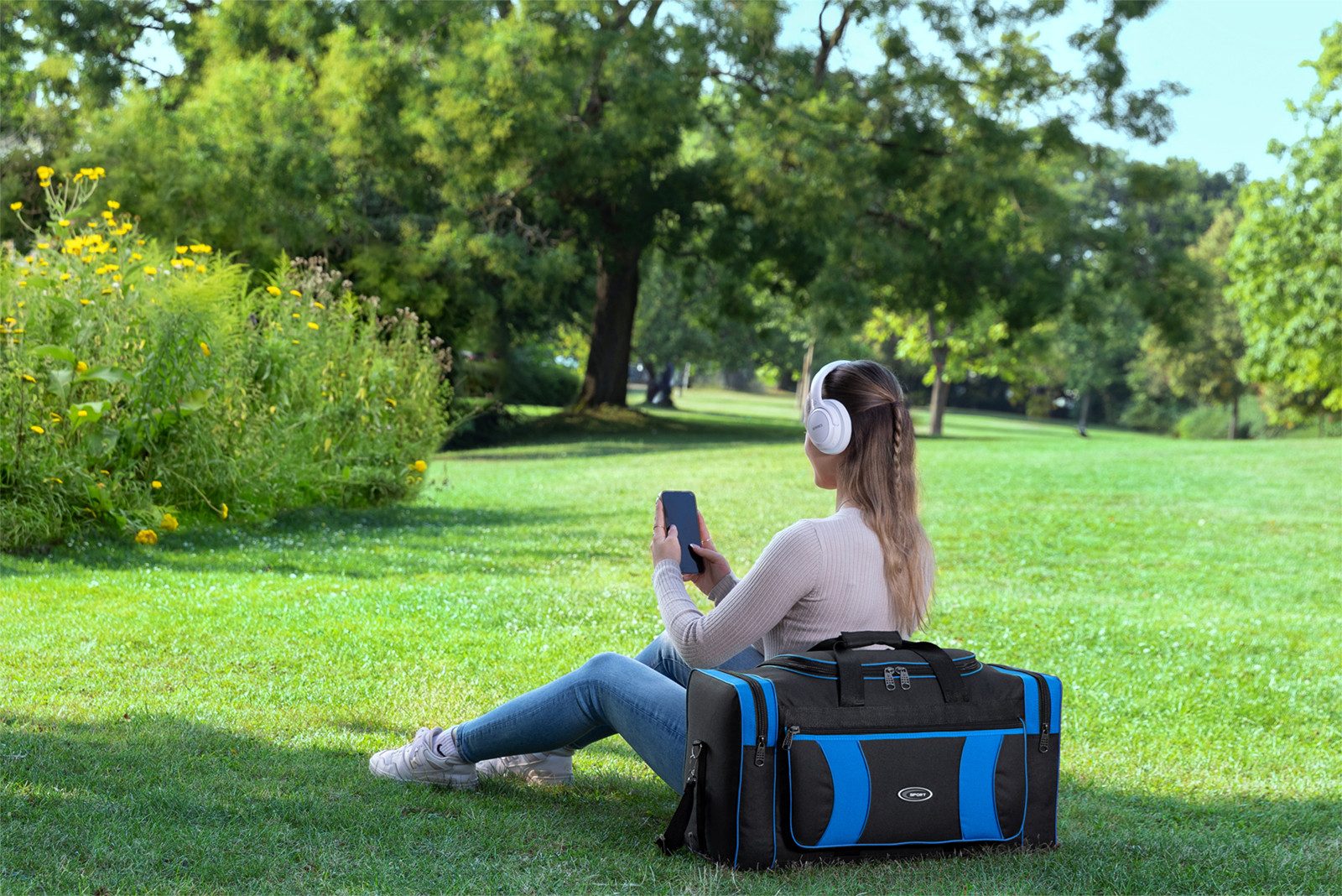 EAAKIE Sporttasche Saunatasche Reisetasche Fitnesstasche Damen Herren Kinder