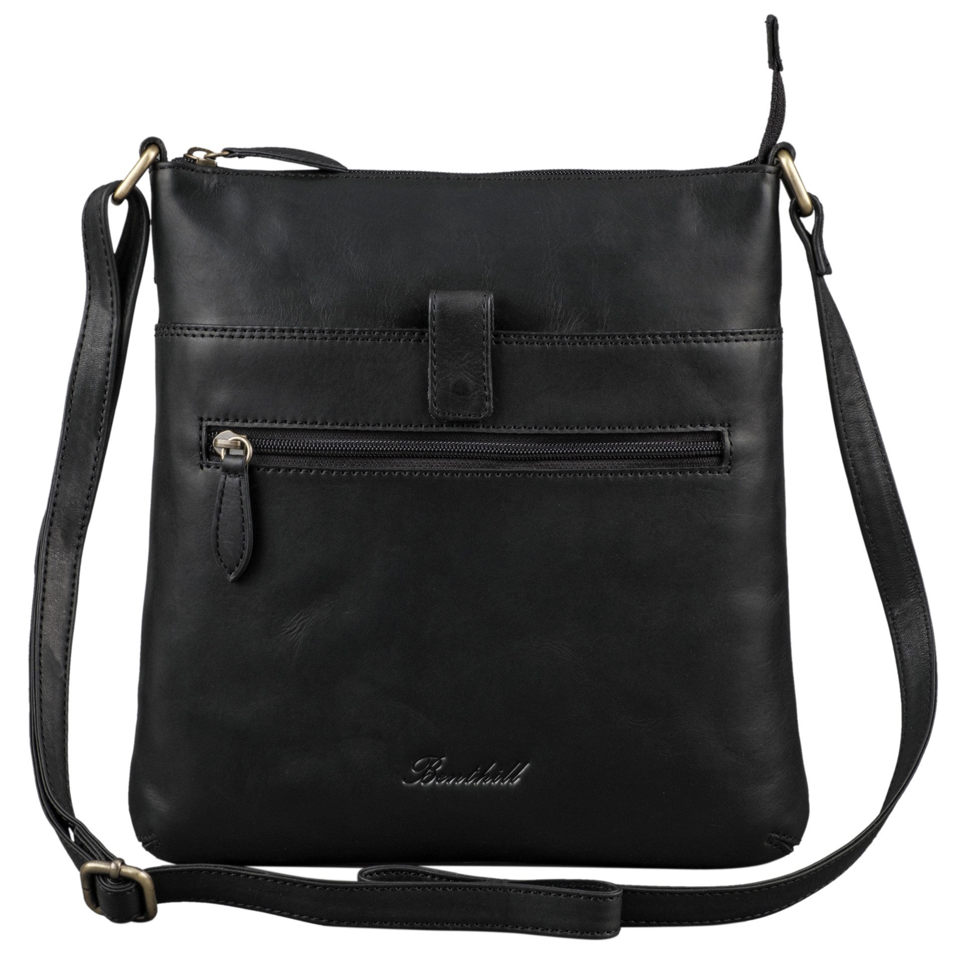 Benthill Umhängetasche Damen Echt Leder Shopper günstig online kaufen