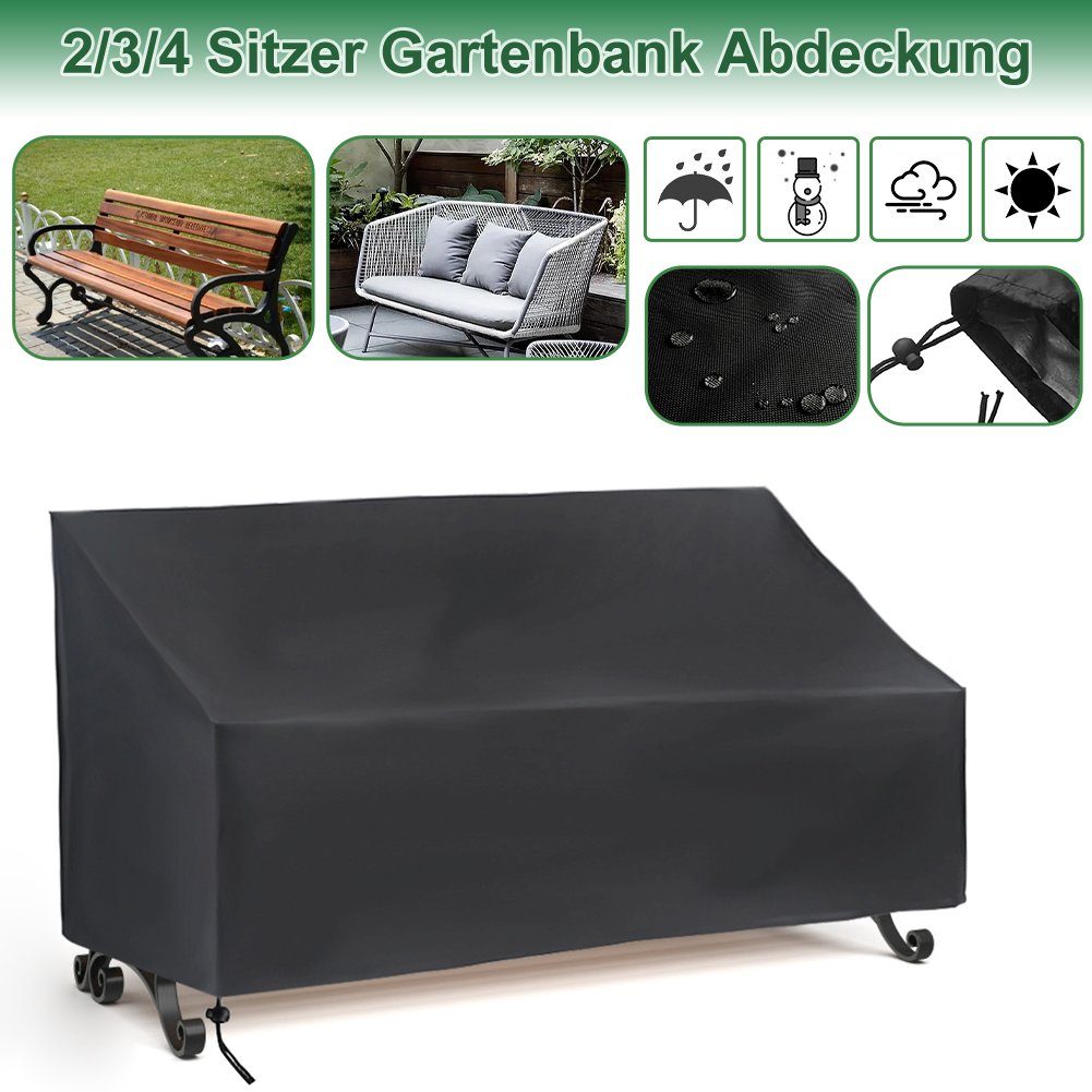 OSTWOLKE Gartenmöbel-Schutzhülle 2/3/4-Sitzer Gartenbank-Abdeckung wasserdi günstig online kaufen
