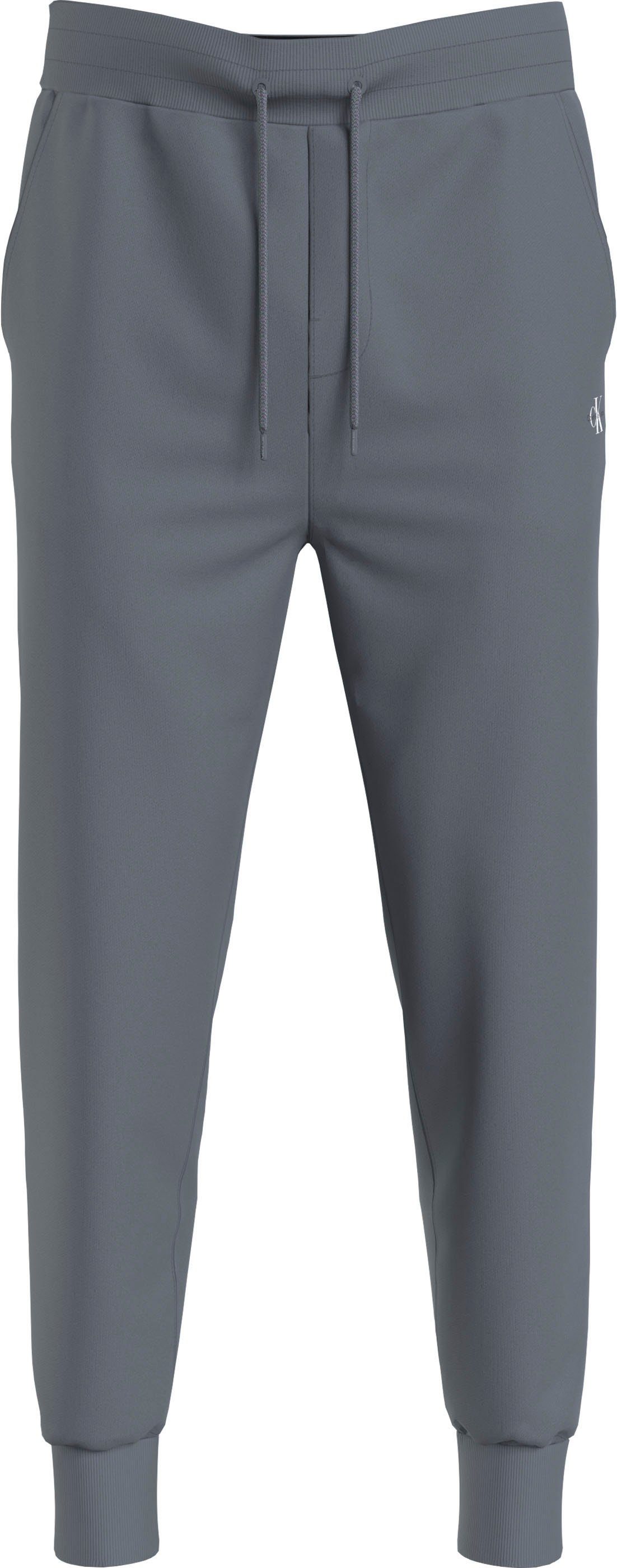 Calvin Klein Jeans Jogginghose MICRO MONOLOGO HWK PANT mit Calvin Klein Logoschriftzug auf dem Bein Overcast Grey