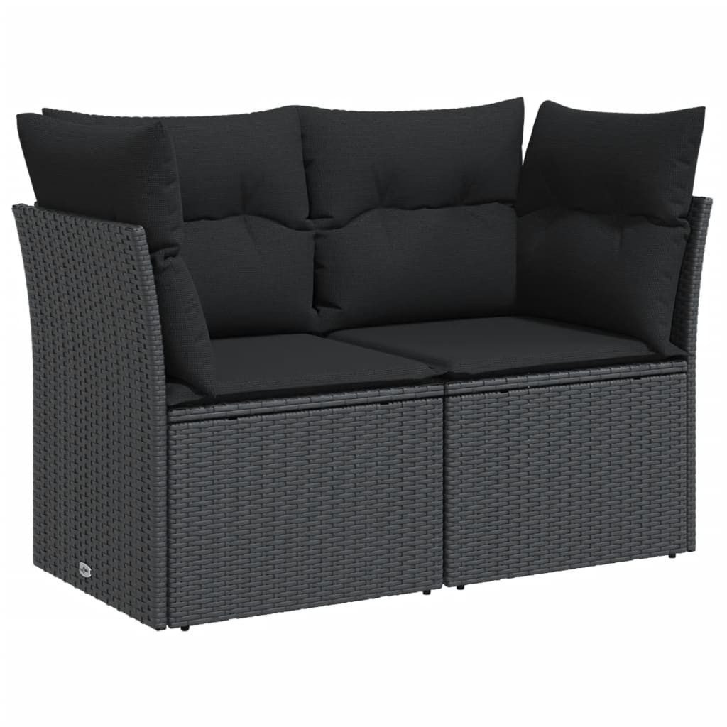 vidaXL Loungesofa Gartensofa mit Kissen 2-Sitzer günstig online kaufen