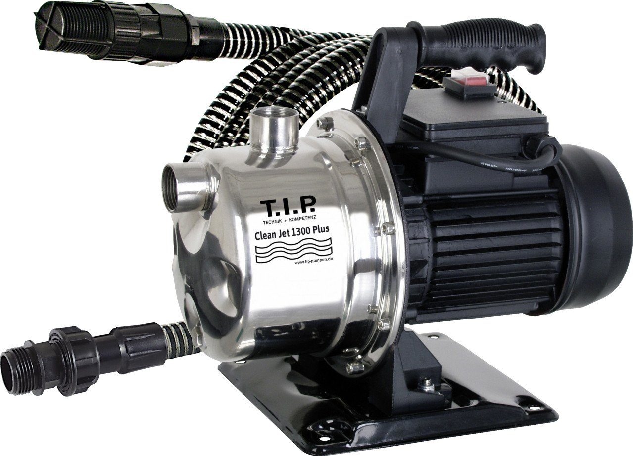 Wasserpumpe T.I.P. Gartenpumpe Clean Jet 1300 Plus mit Kit
