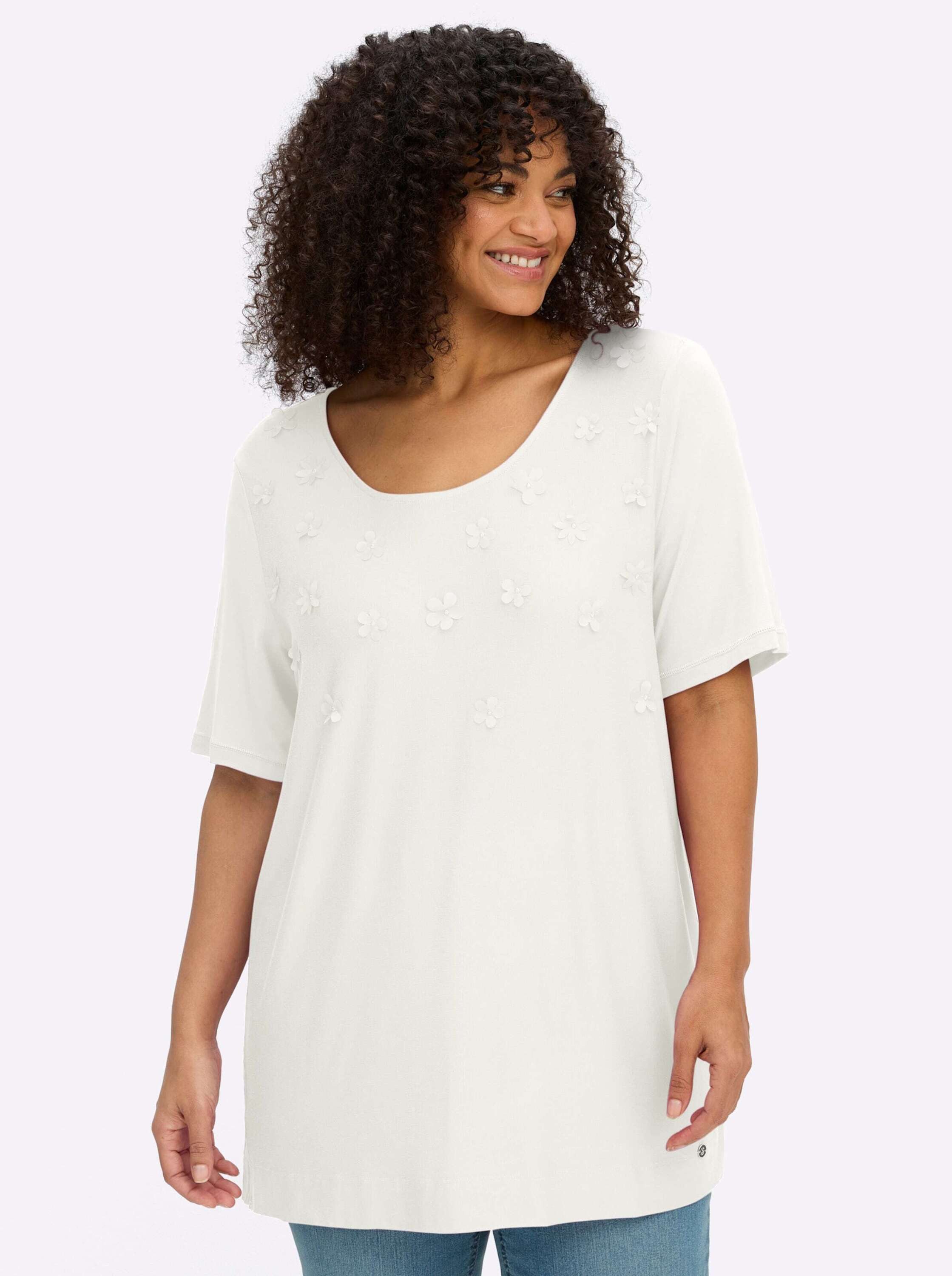 Sheego T-Shirt Shirt Kurzarm