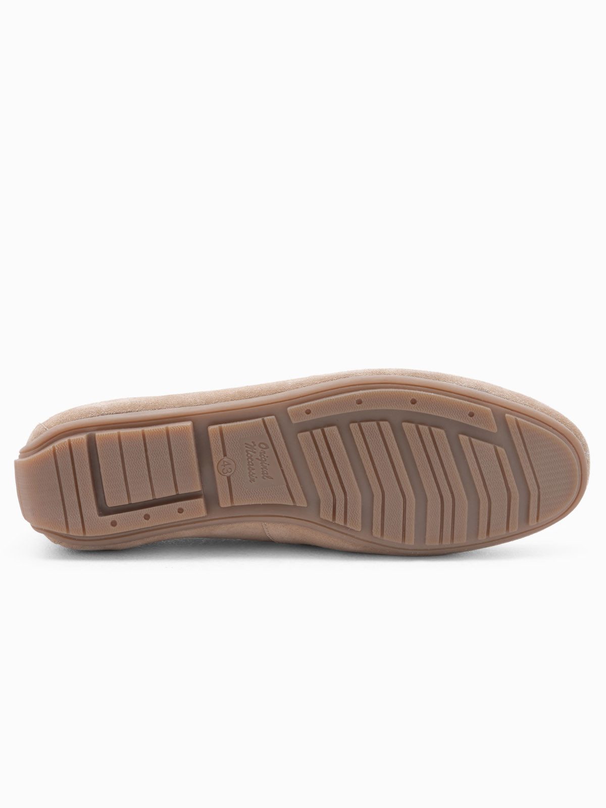 OMBRE Herren Leder Mokassin Schuhe mit Driver Sohle Mokassin