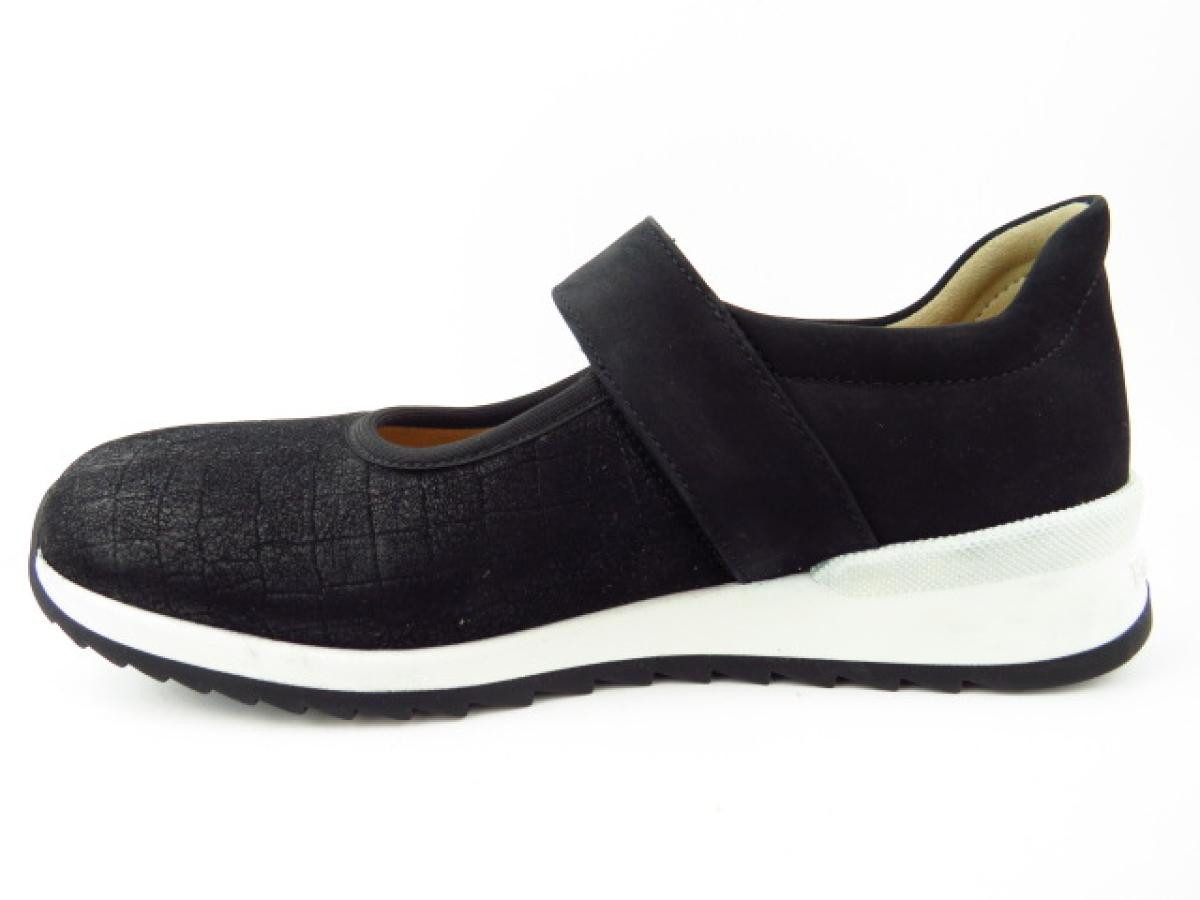Finn Comfort Assenza Stretch schwarz Ballerina