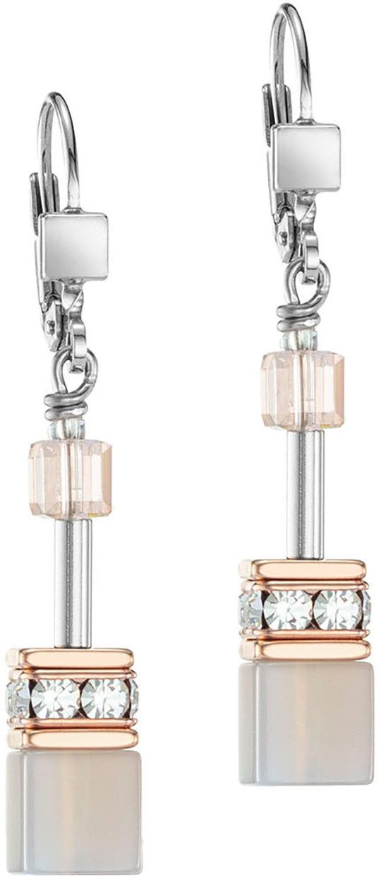 COEUR DE LION Paar Ohrhänger Schmuck Edelstahl GeoCUBE® Iconic Precious Wür günstig online kaufen