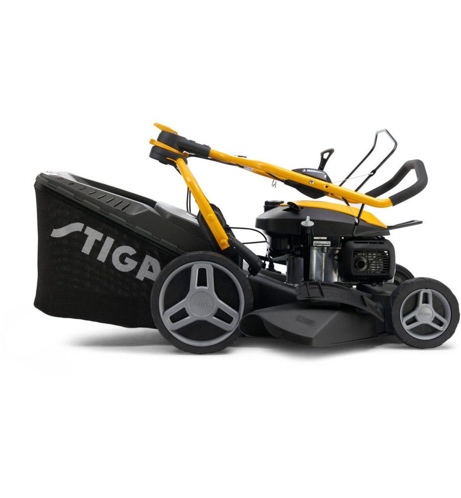 STIGA GARDEN Petrol Lawn Mower Combi 748 V, 46 cm cutting width, mulching function, HONDA engine, wheel drive