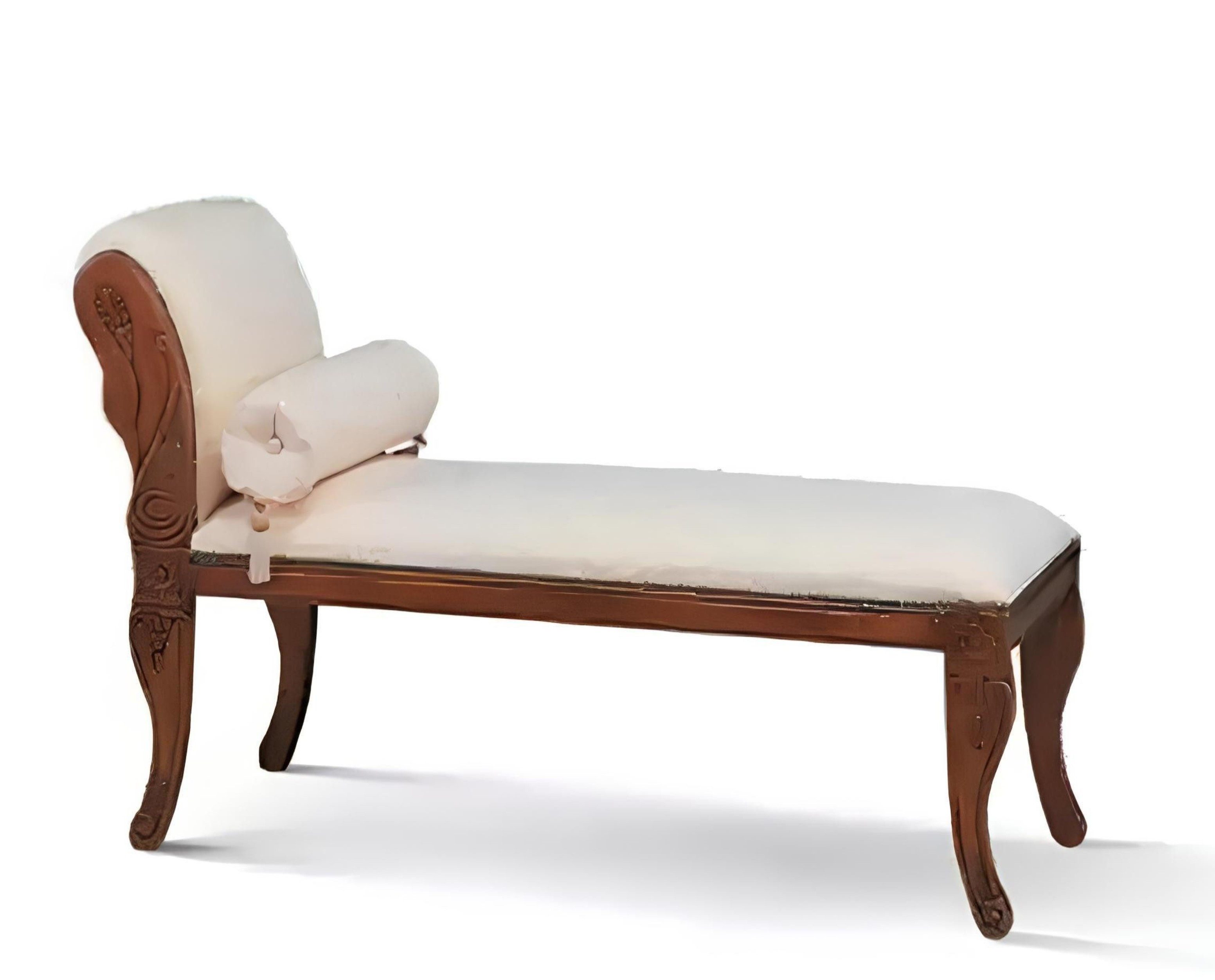 Xlmoebel Chaiselongue Lounge-Sofa in Weiß - Erholungsmöbel Italienischer Stil, Hergestellt in Europa