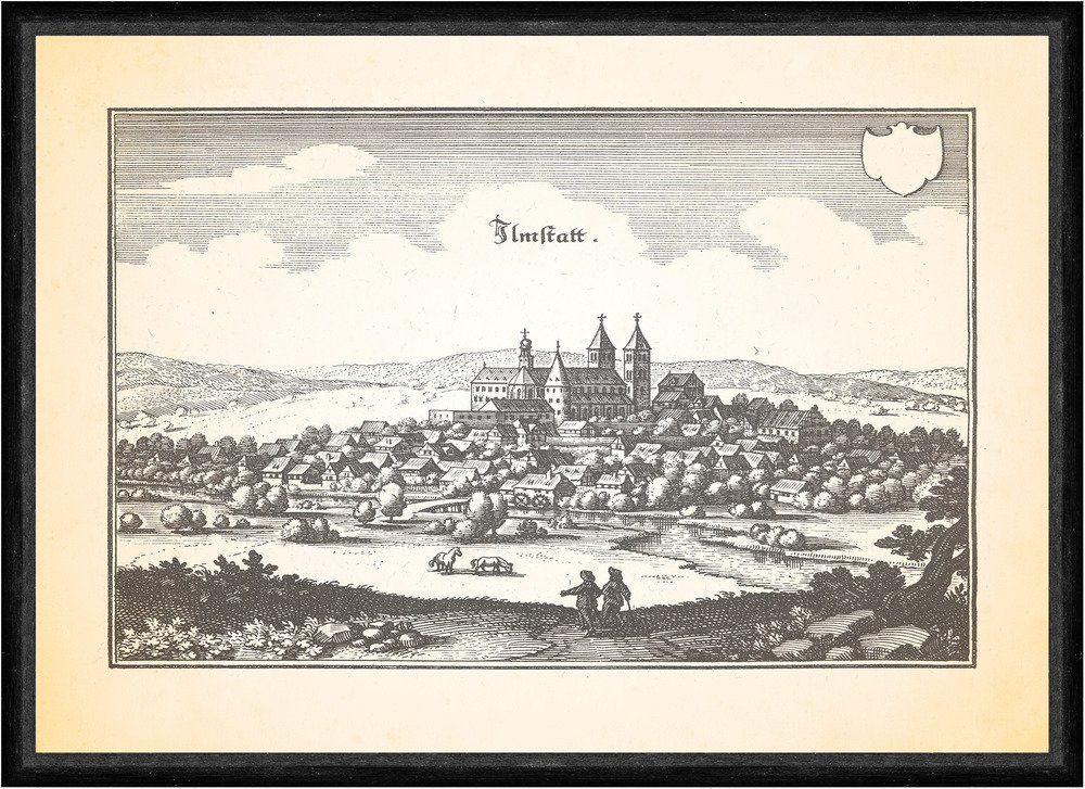 Kunstdruck Ilmstatt Ilbenstadt Niddatal Wetterau Prämonstratenserkloster Faks_Me