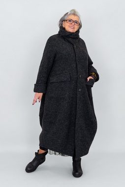 déjà vu Fashion Wollmantel Daphna Mantel aus 100% Wolle in anthrazit (1-tlg)