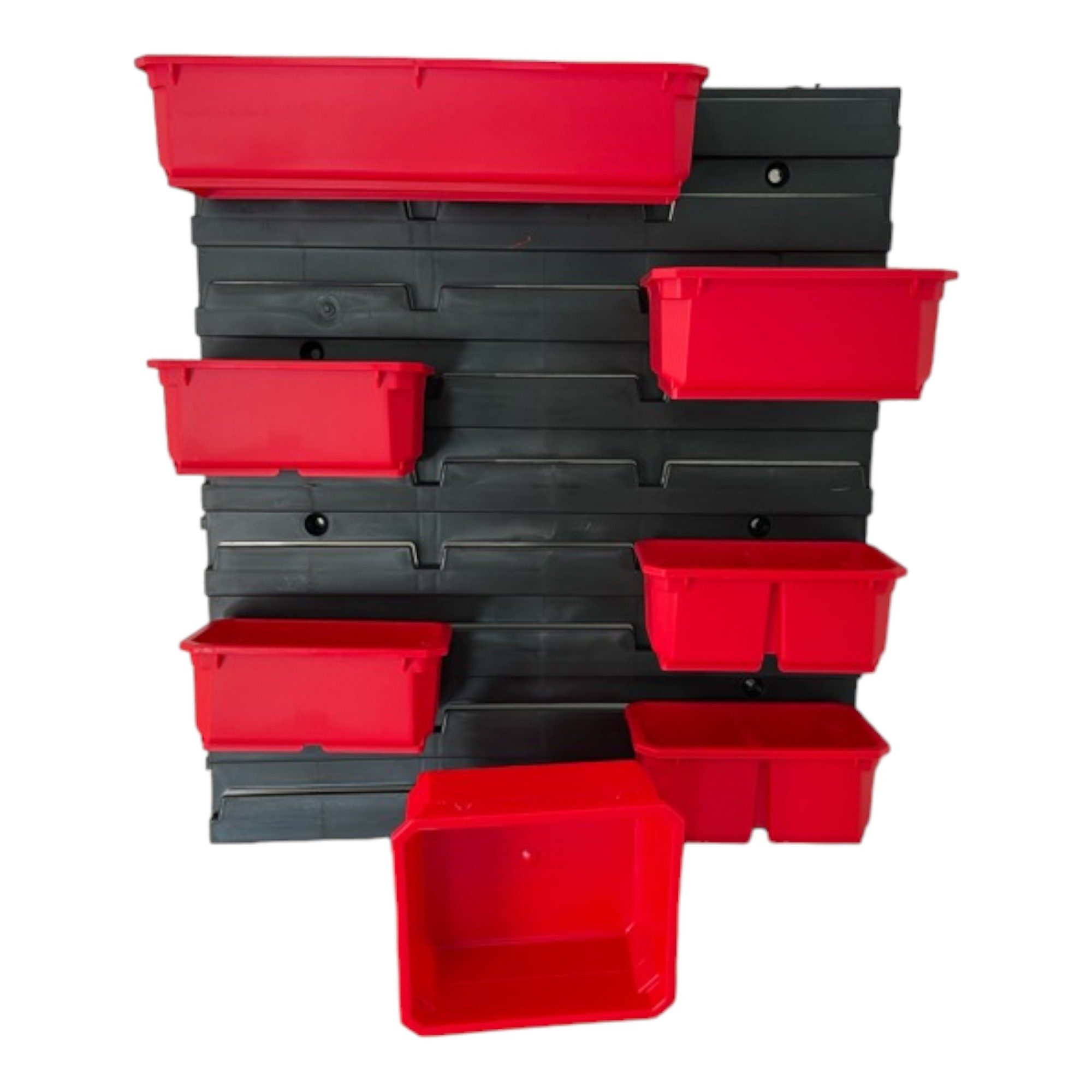 QBRICK System Werkzeugkoffer Container Set Nr. 6 Werkstattwand 39 x 35 cm mit 8 Behältern