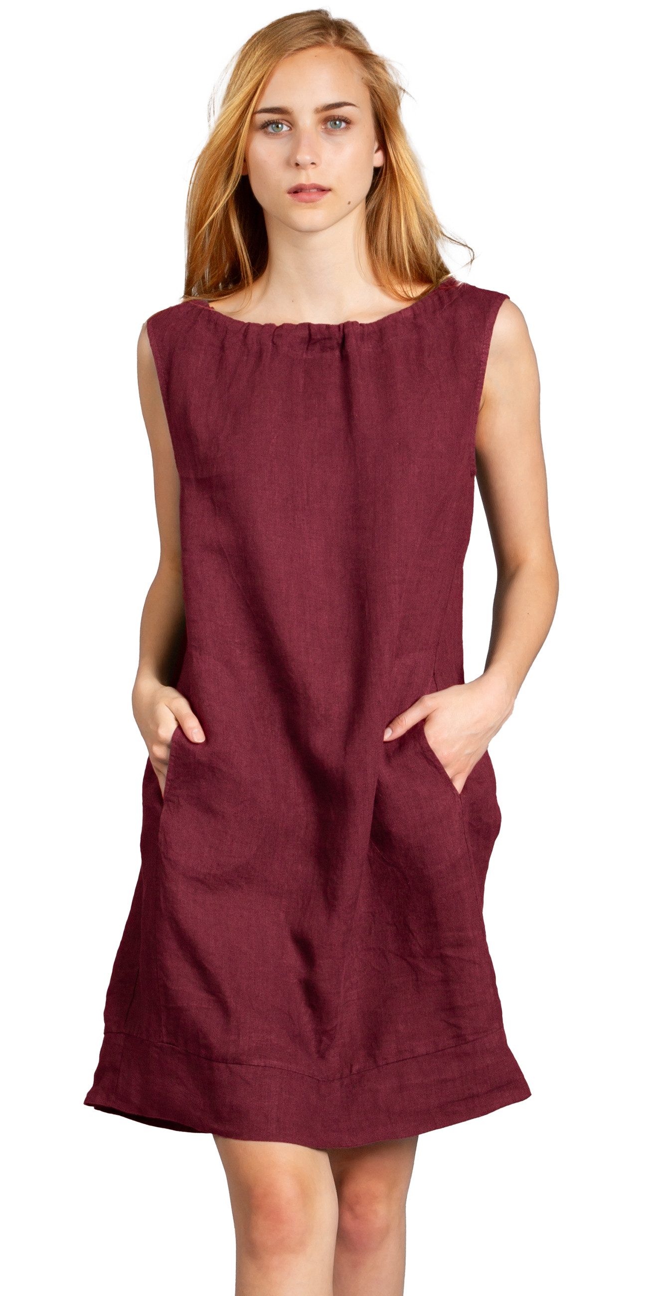 Caspar Sommerkleid SKL017 lässiges knielanges Damen günstig online kaufen
