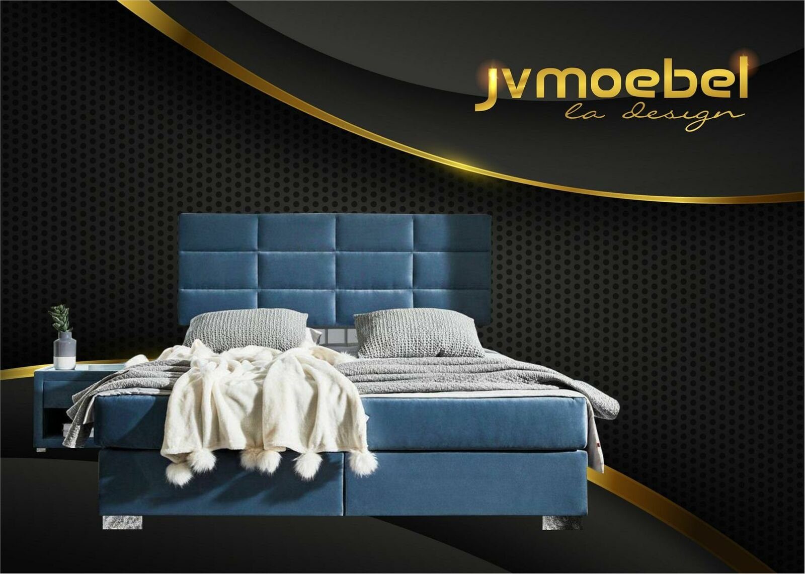 Bett Luxus Betten Doppel 200cm Bett, x 140 180 Schlafzimmer JVmoebel Boxspring 160