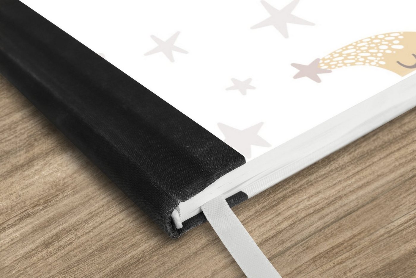 Thumbnail - MuchoWow Notizbuch Mond - Sterne - Design - Jungen - Mädchen - Baby, Notebook, Notizblock a5, Tagebuch, Journal Liniert