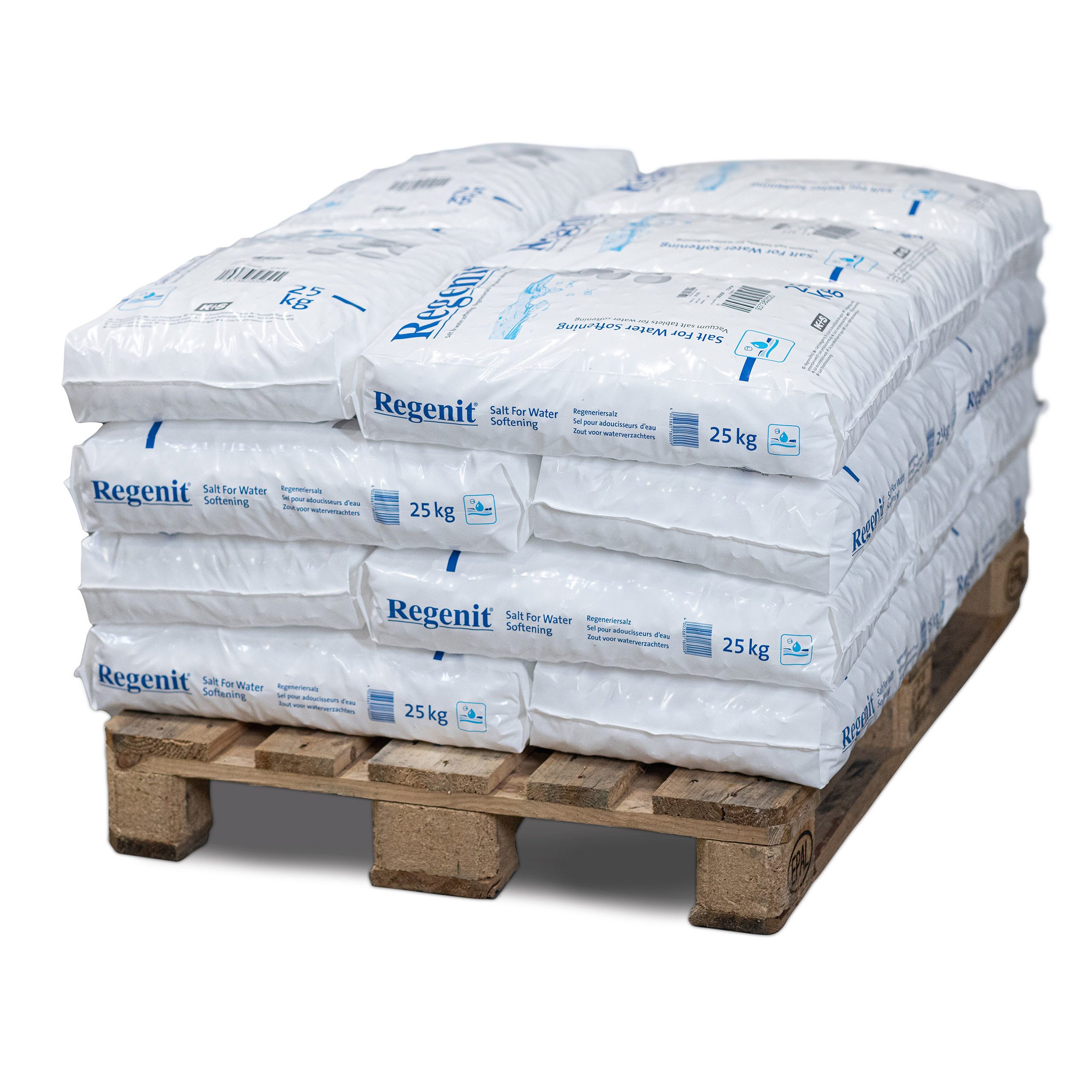 Regenit® 12 x 25 kg Regenit ® Siedesalztabletten Grundreiniger (Zur Regenerierung von Wasserenthärtungsanlagen)