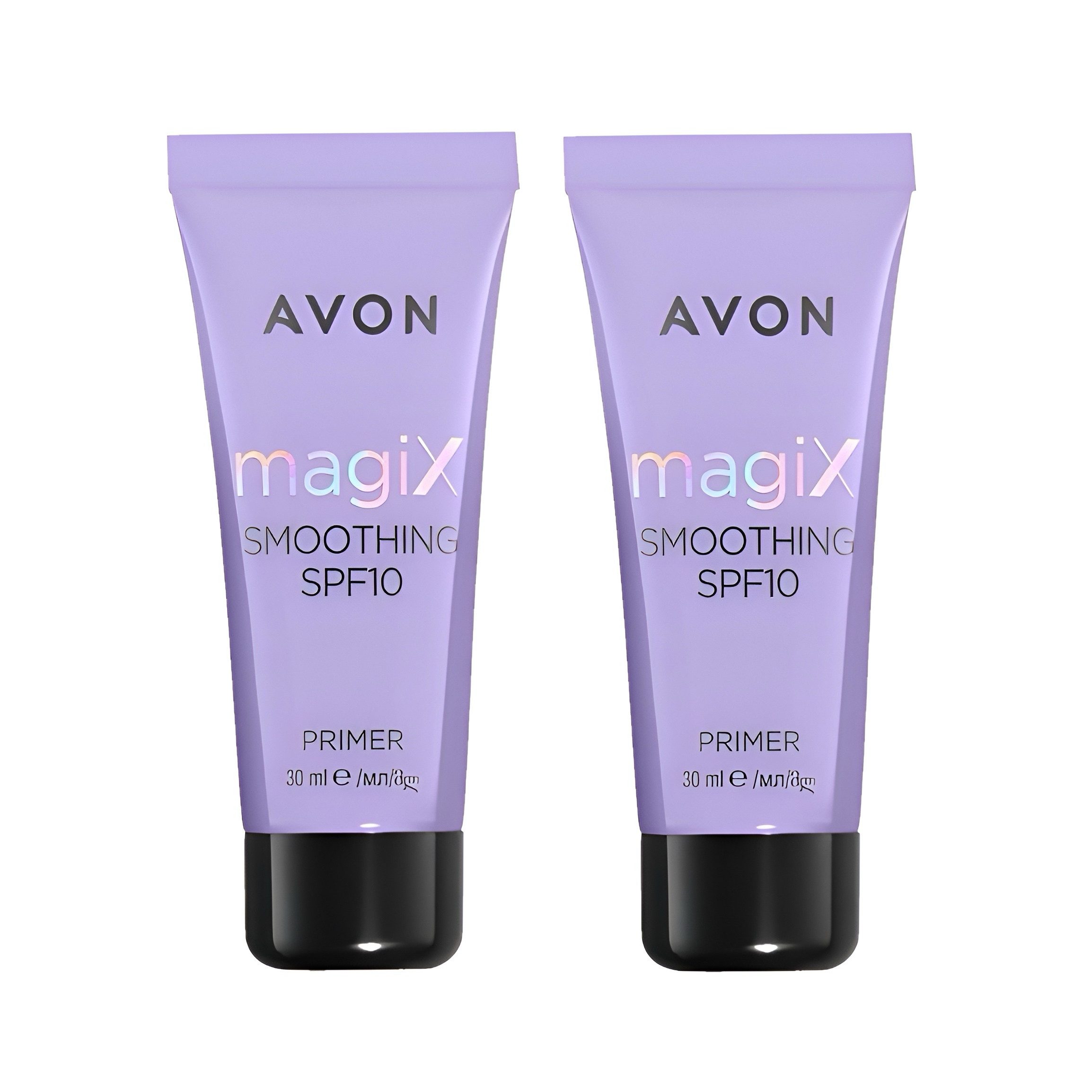 AVON Cosmetics Primer Magix glättender SuperPrimer Basis Grundierung Make-up LSF10, 2-tlg., Smoothing SPF10, Langzeiteffekt, schützt die Haut, macht die Haut matter