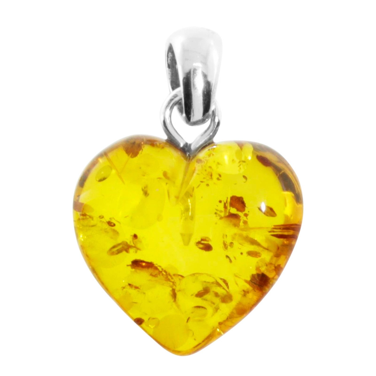 Kettenanhänger Ostsee-Schmuck Anhänger Herz - 15mm Anhänger Herz - 15mm